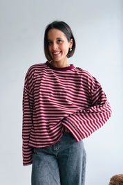 Liva longsleeve bordeaux