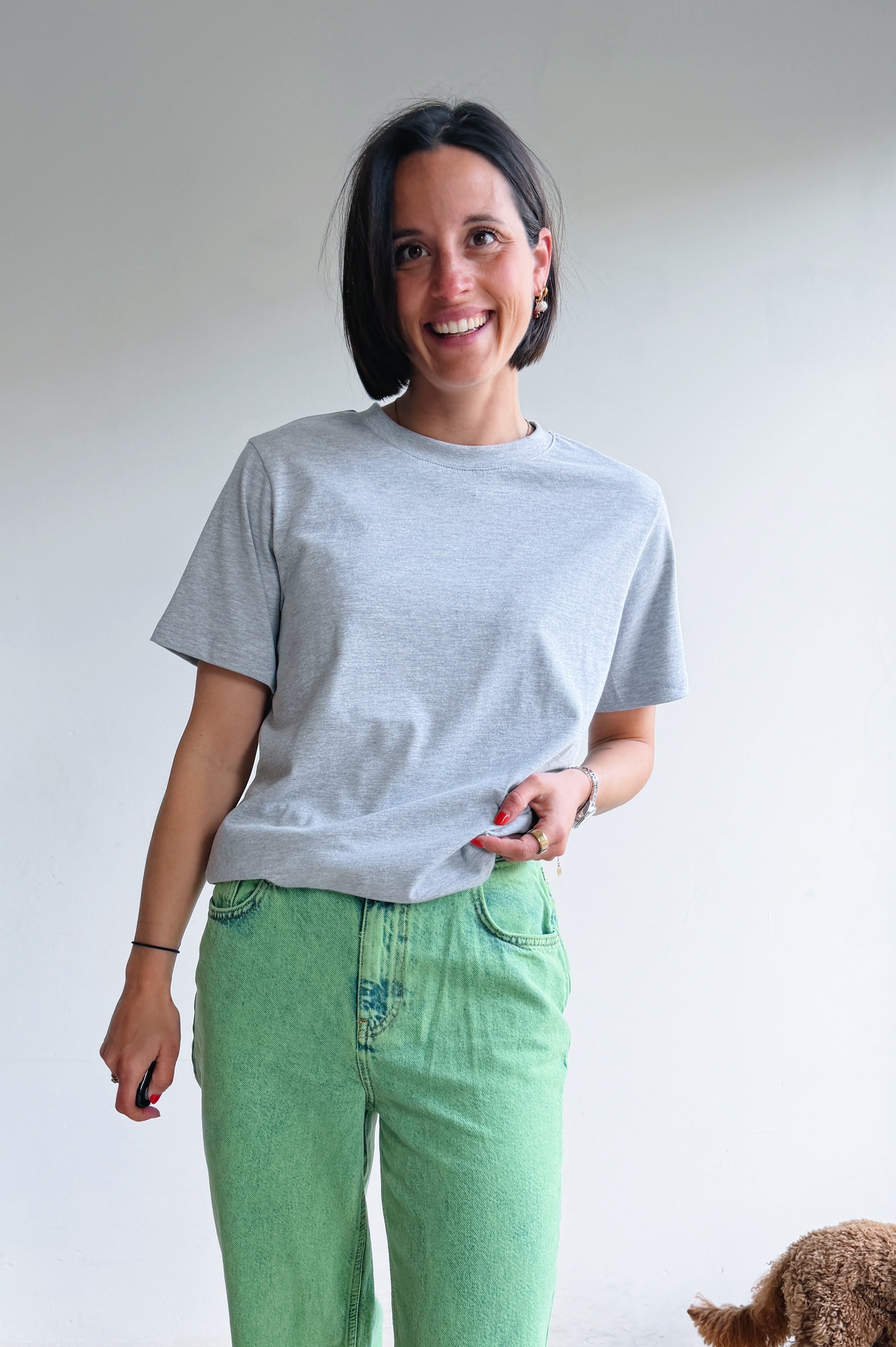 Palmer t-shirt grijs