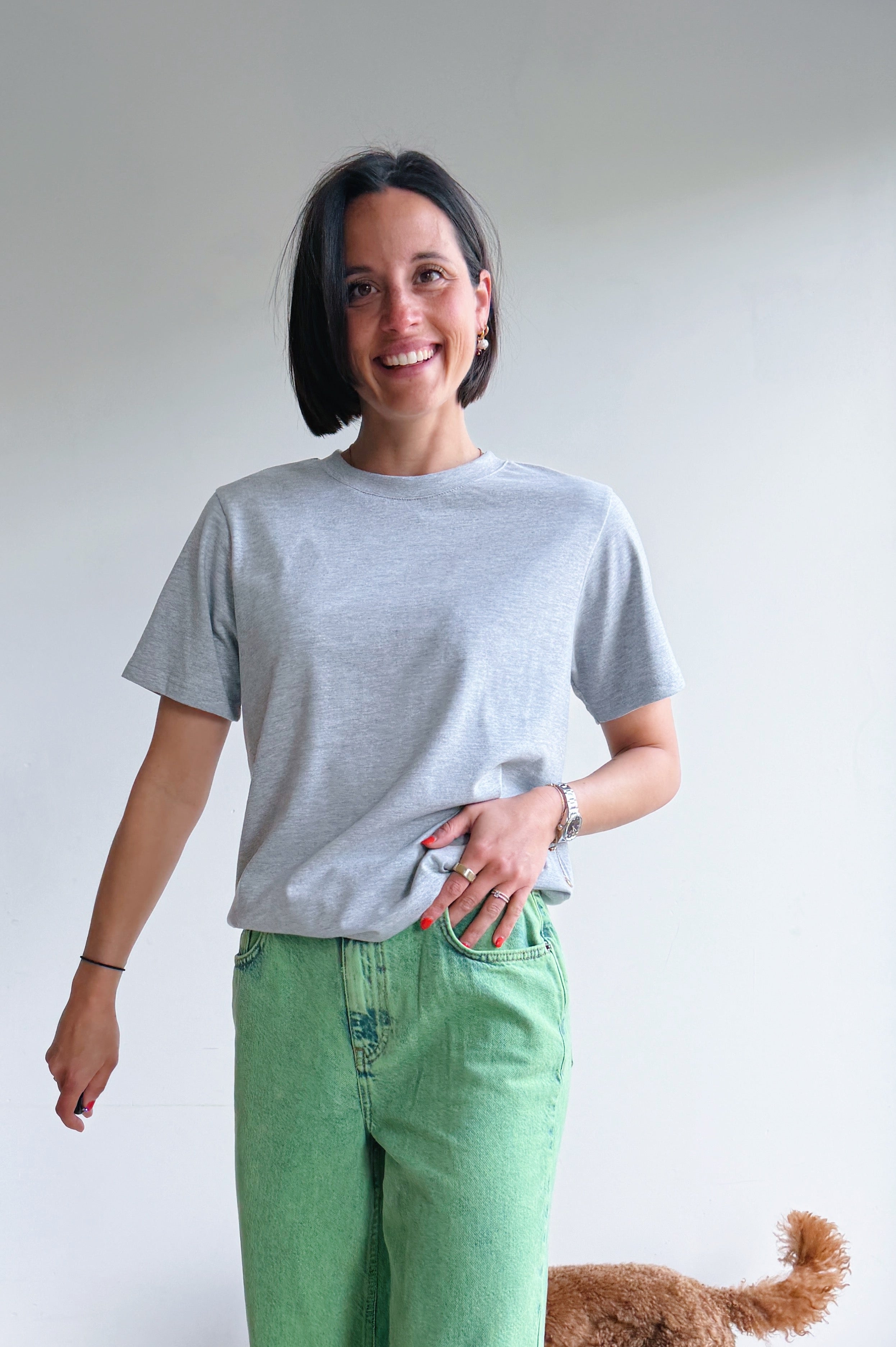 Palmer t-shirt grijs