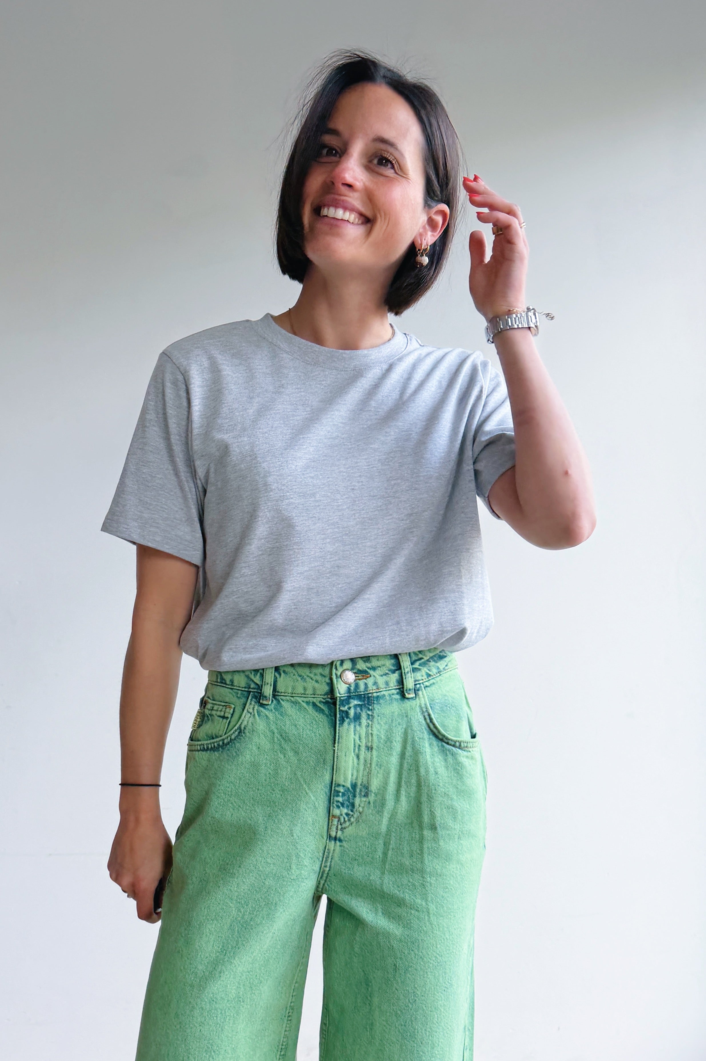 Palmer t-shirt grijs