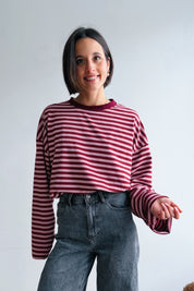 Liva longsleeve bordeaux