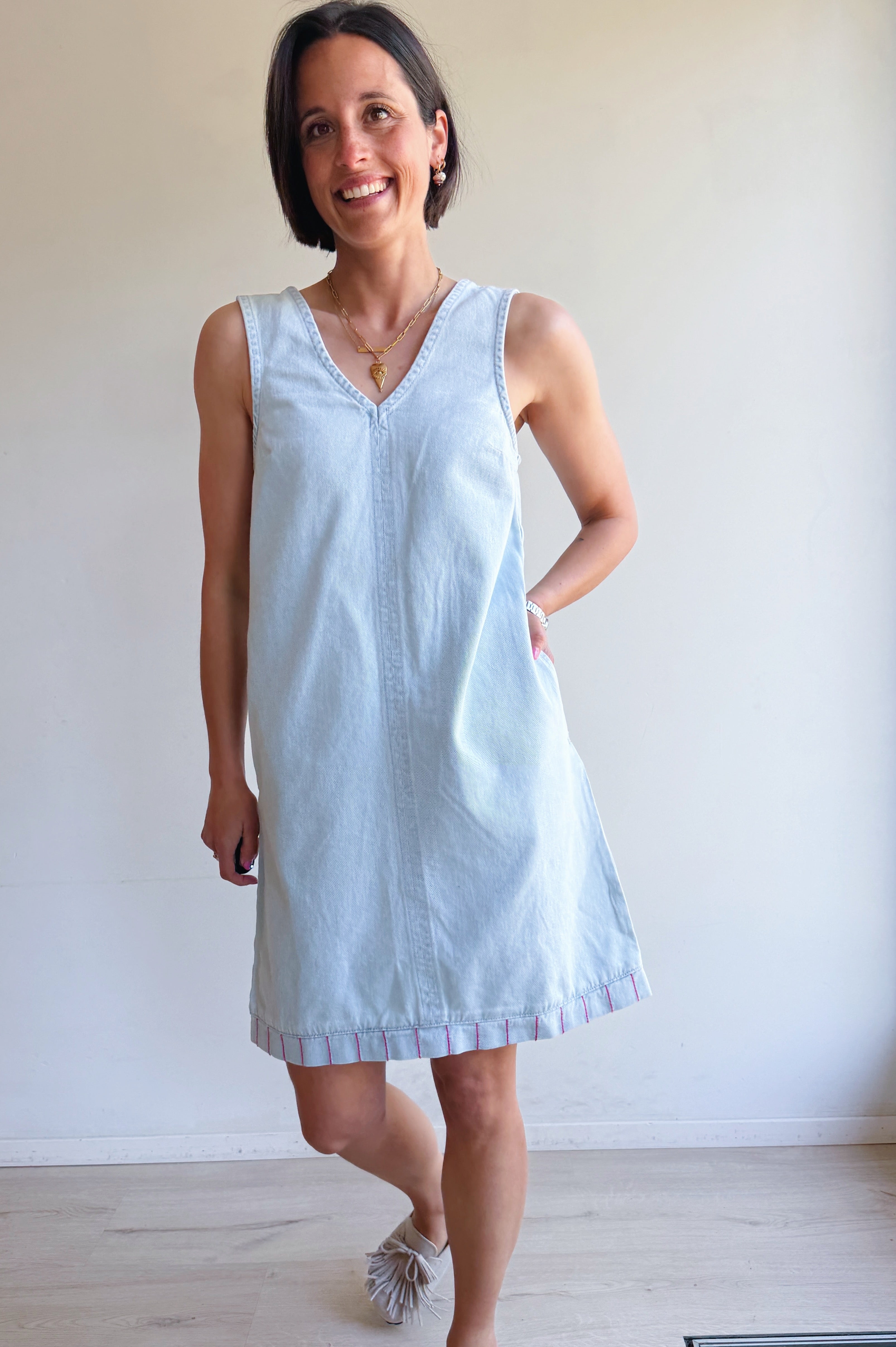 Kiara denim jurk