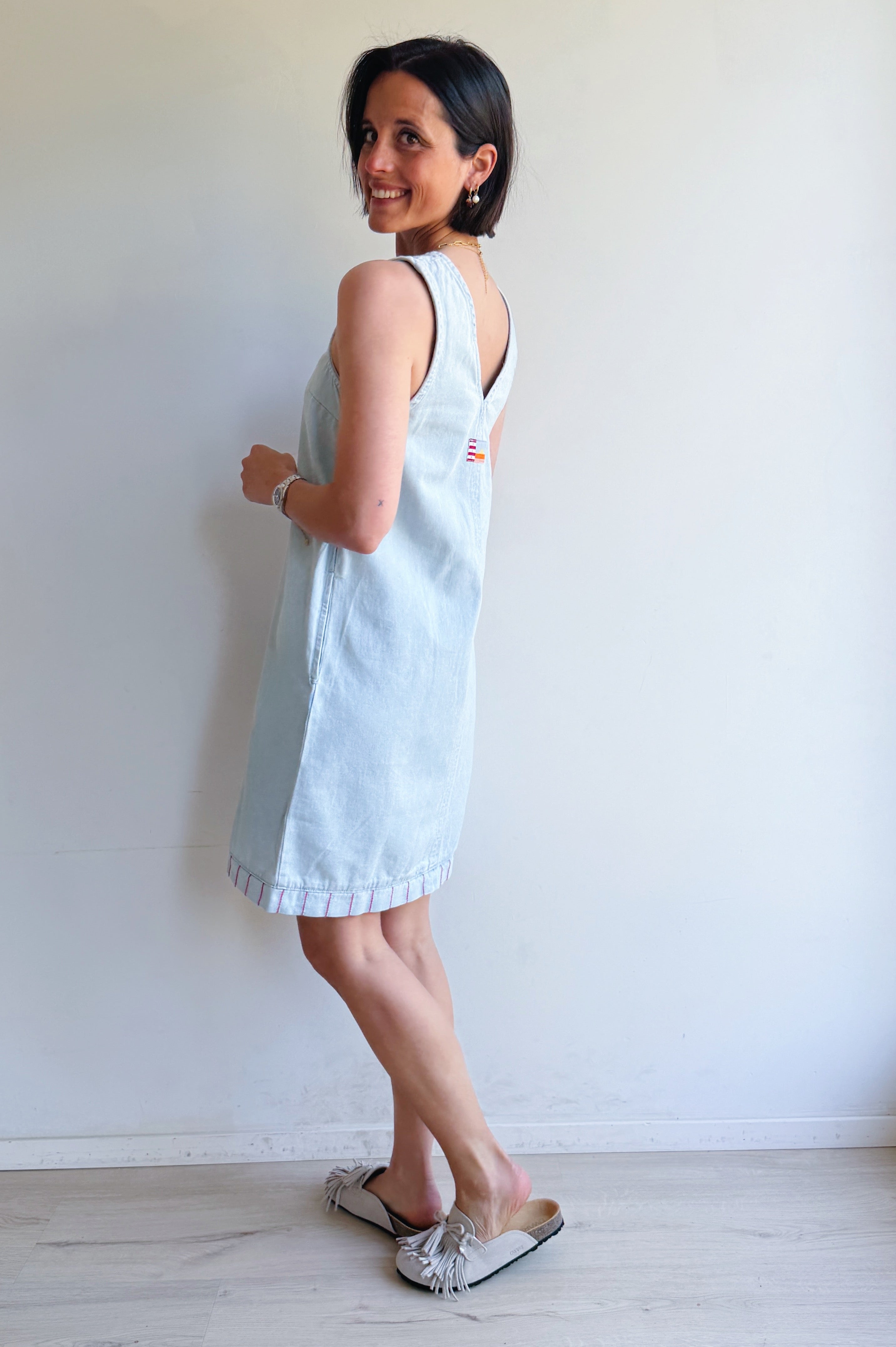 Kiara denim jurk