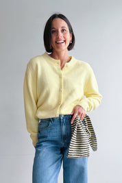 Melly gilet + sjaaltje geel