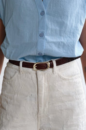 Ruby riem croco