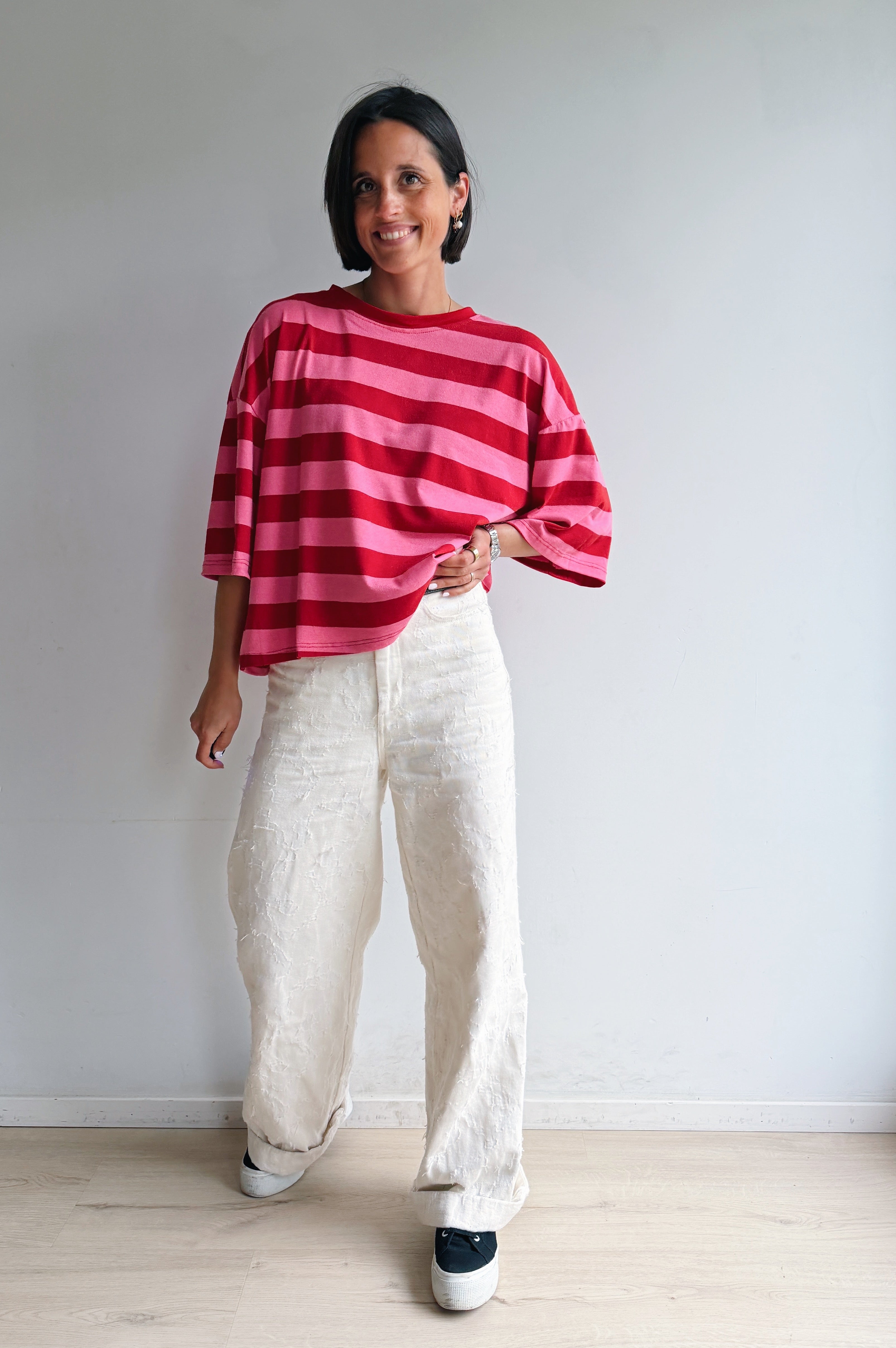 Lovi t-shirt roze rood