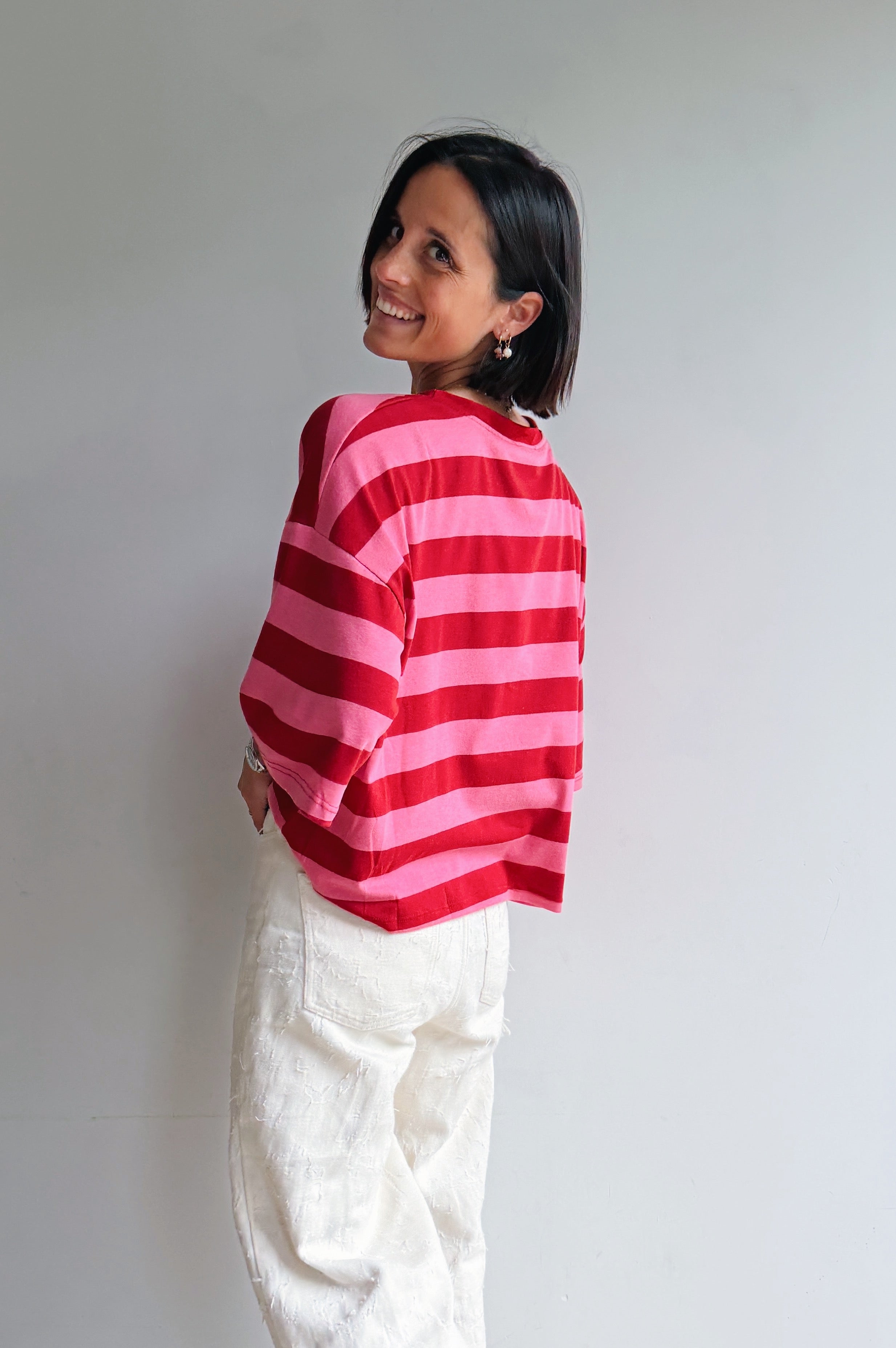 Lovi t-shirt roze rood