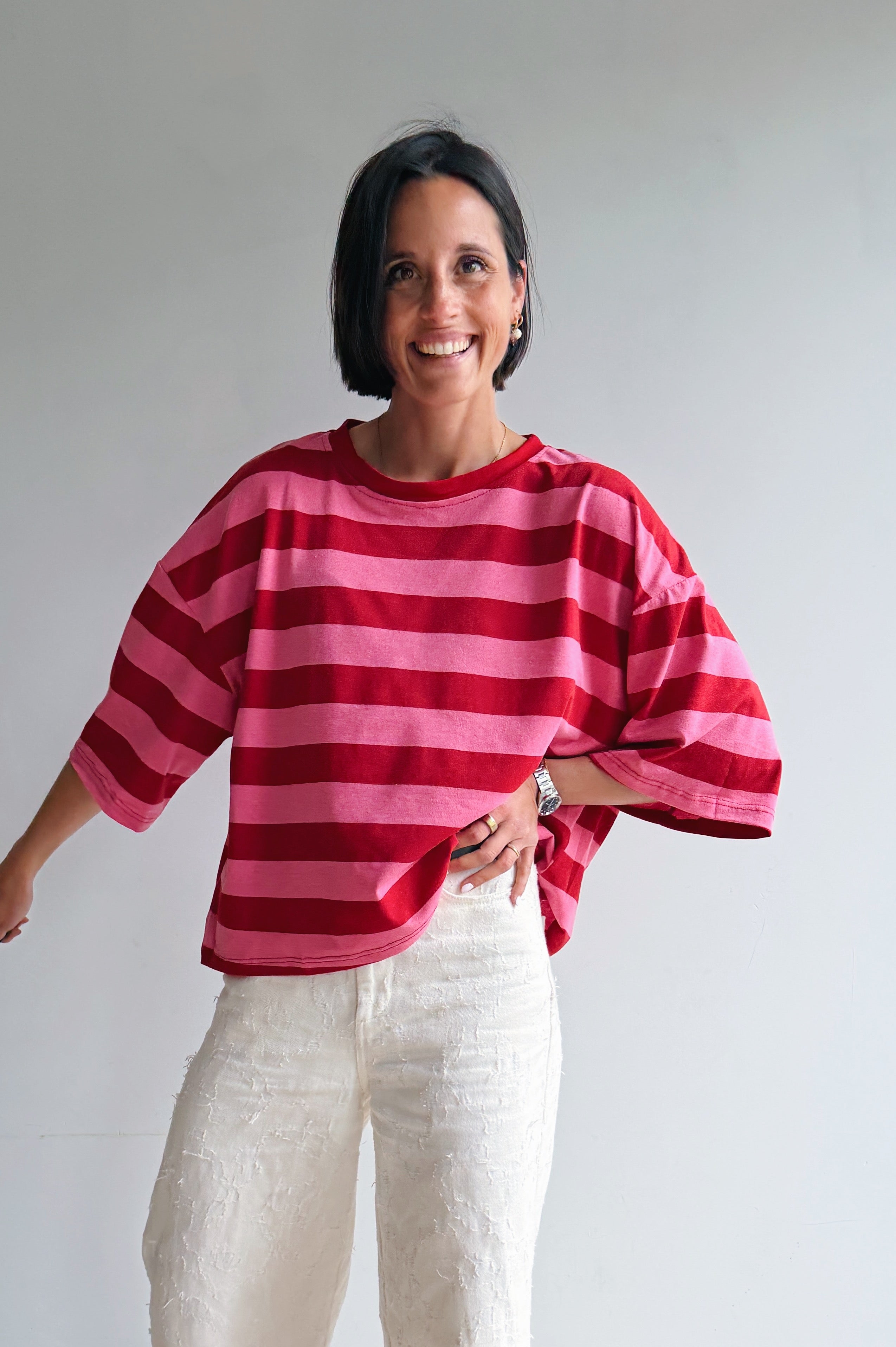 Lovi t-shirt roze rood