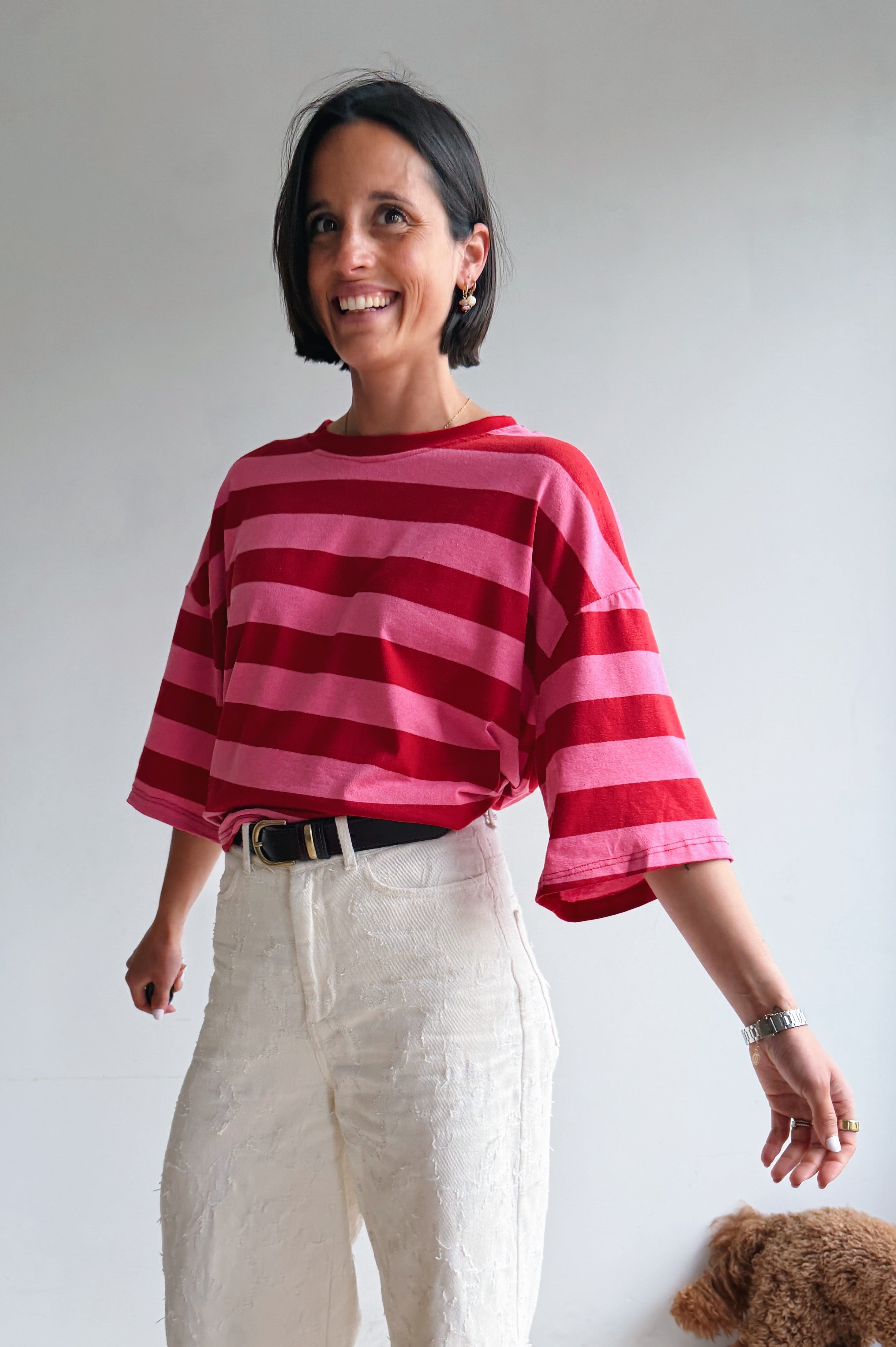 Lovi t-shirt roze rood