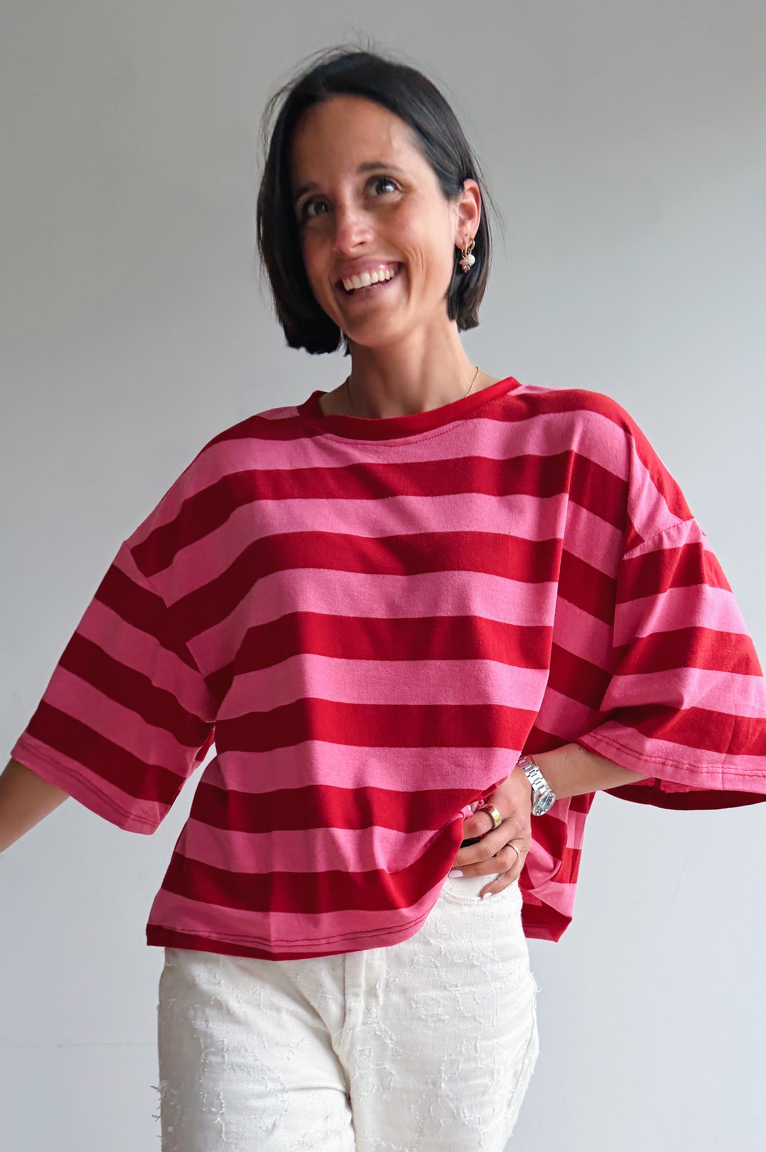 Lovi t-shirt roze rood