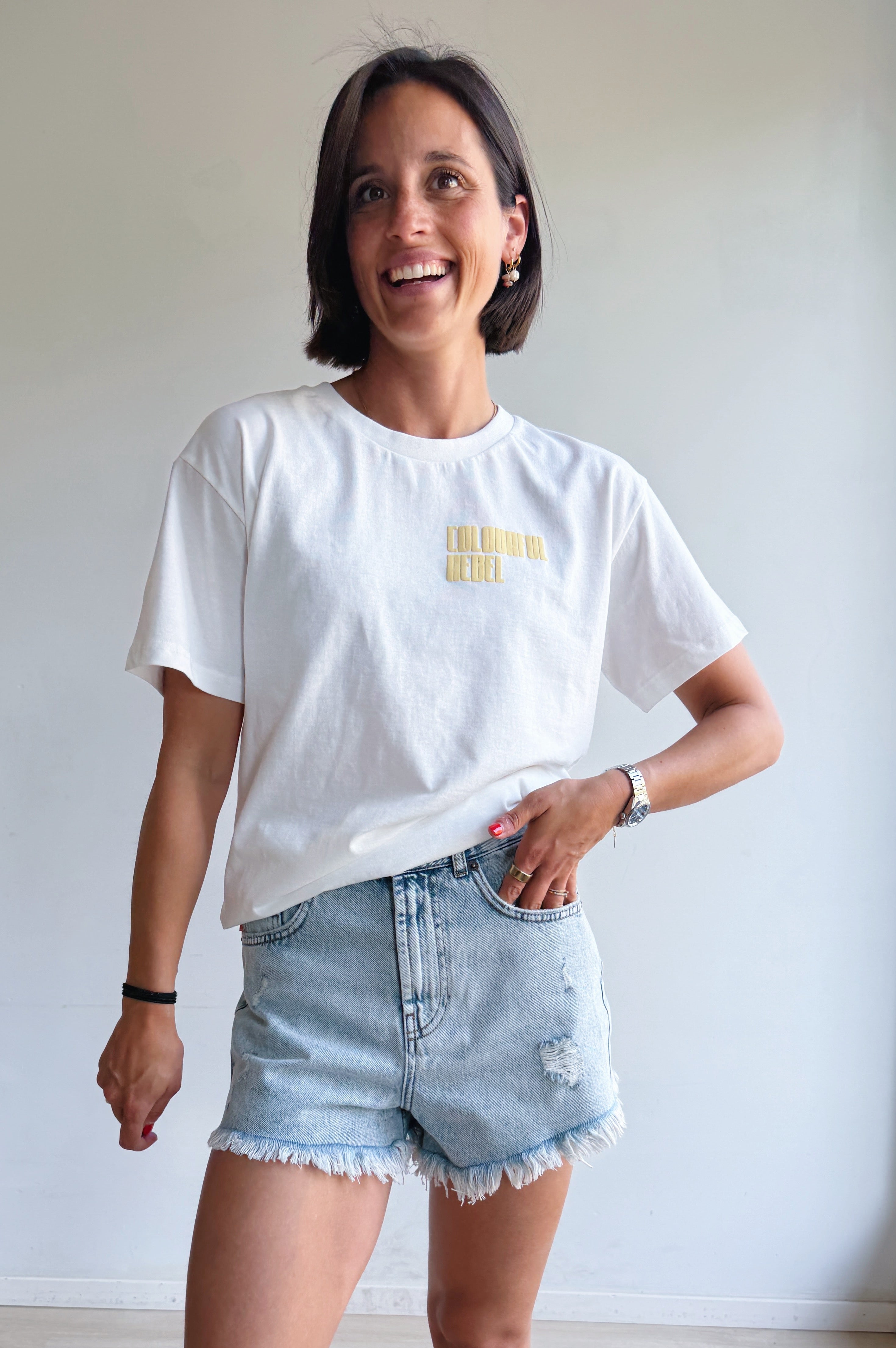 Peppers t-shirt wit