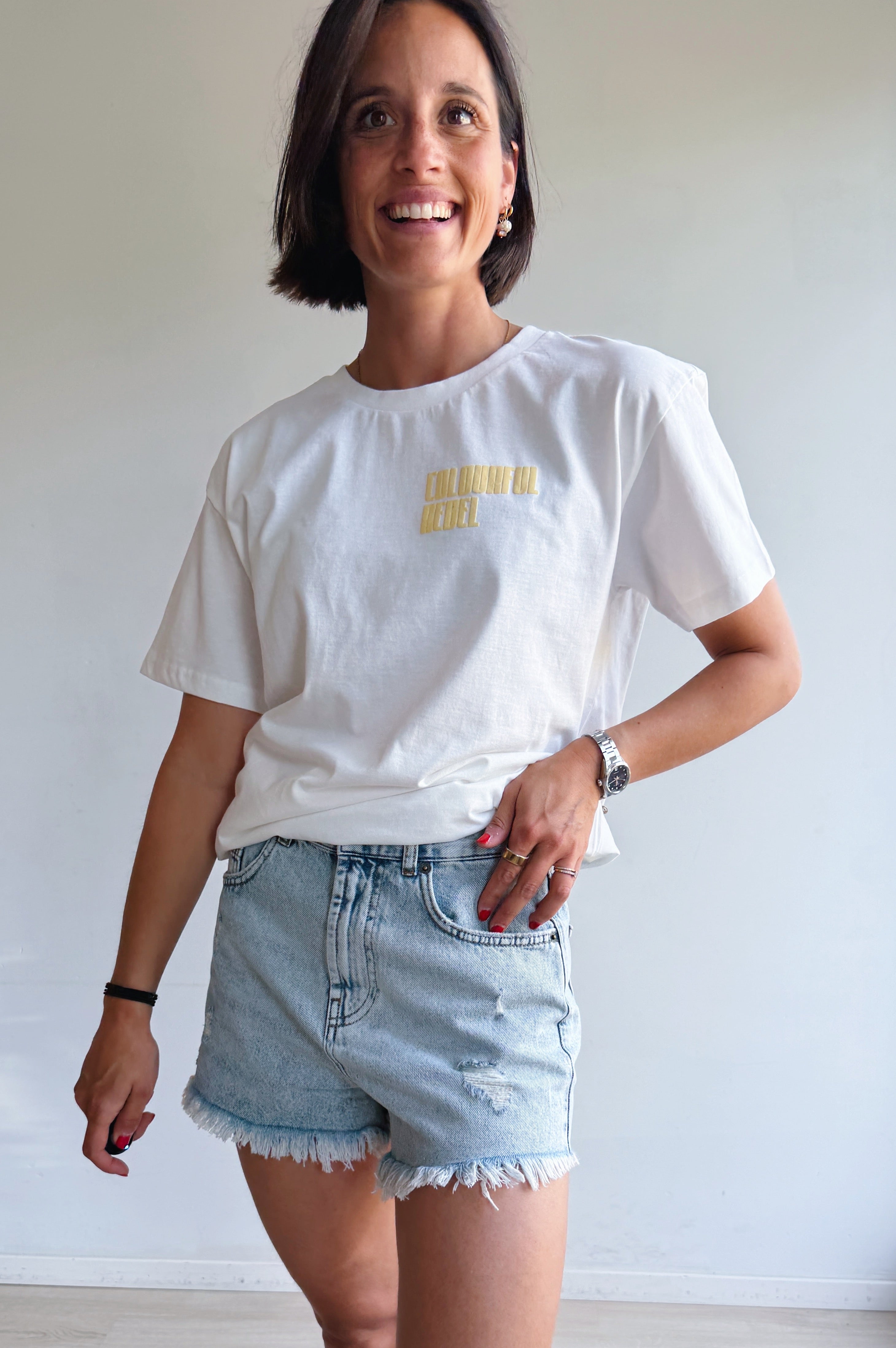 Peppers t-shirt wit