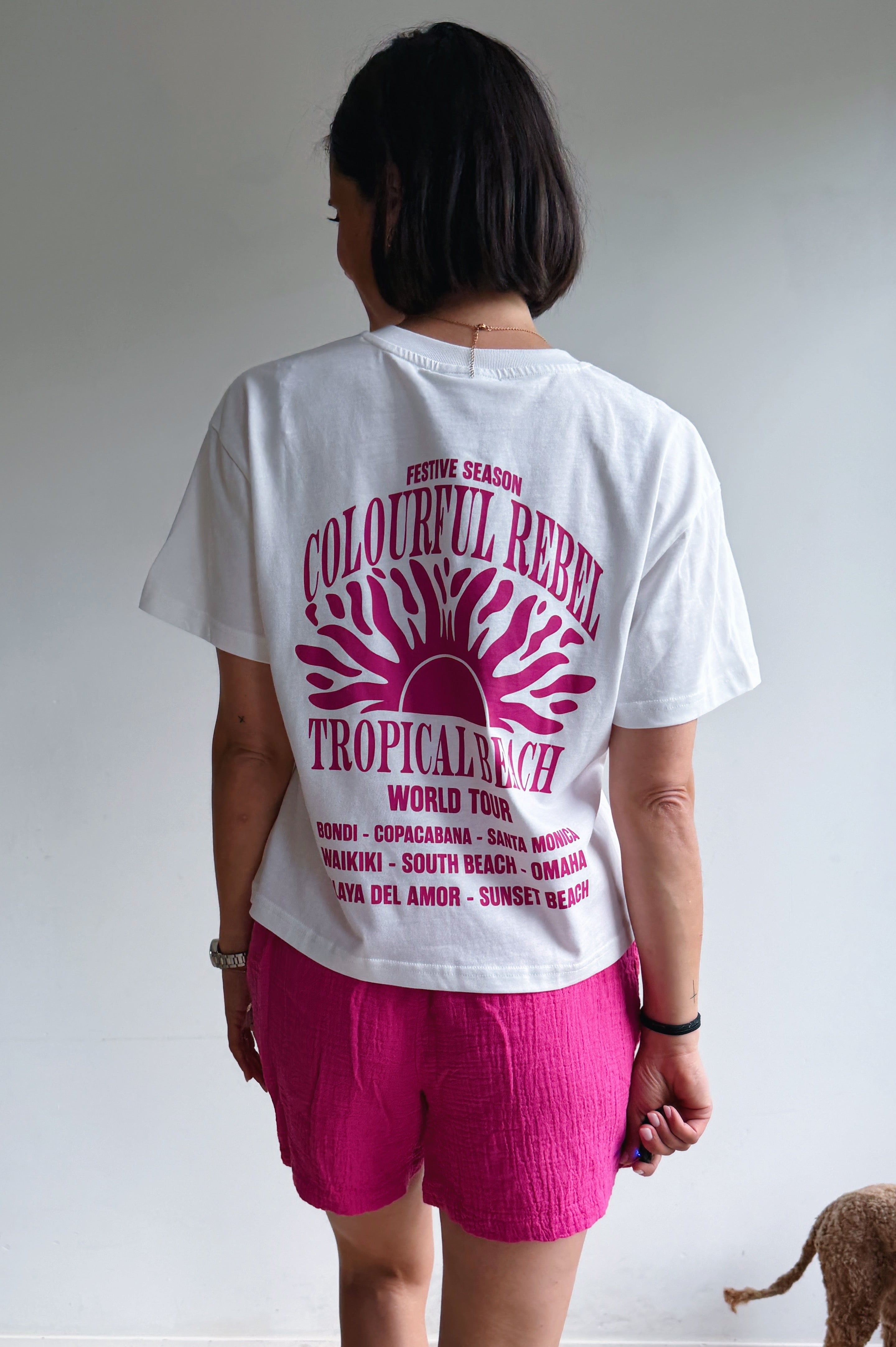 Tropical beach t-shirt