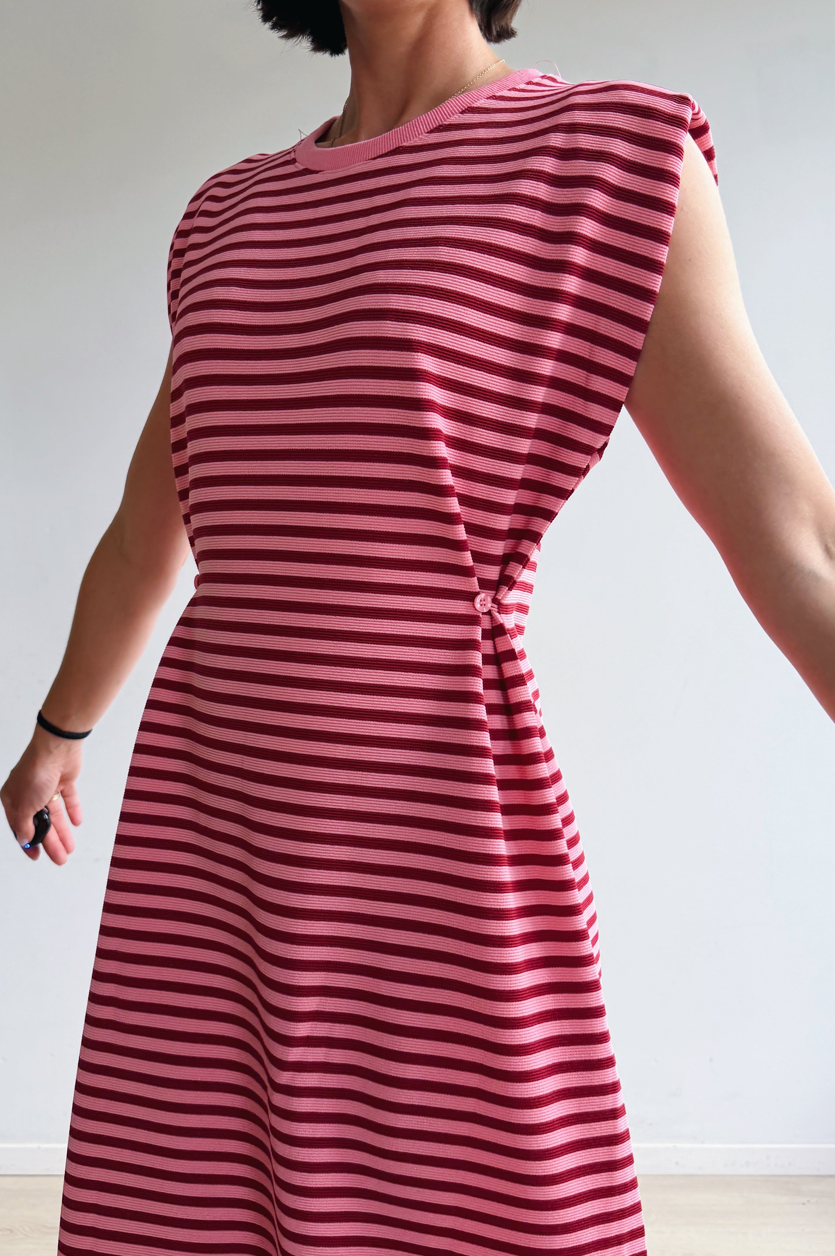 Marjolein jurk roze rood
