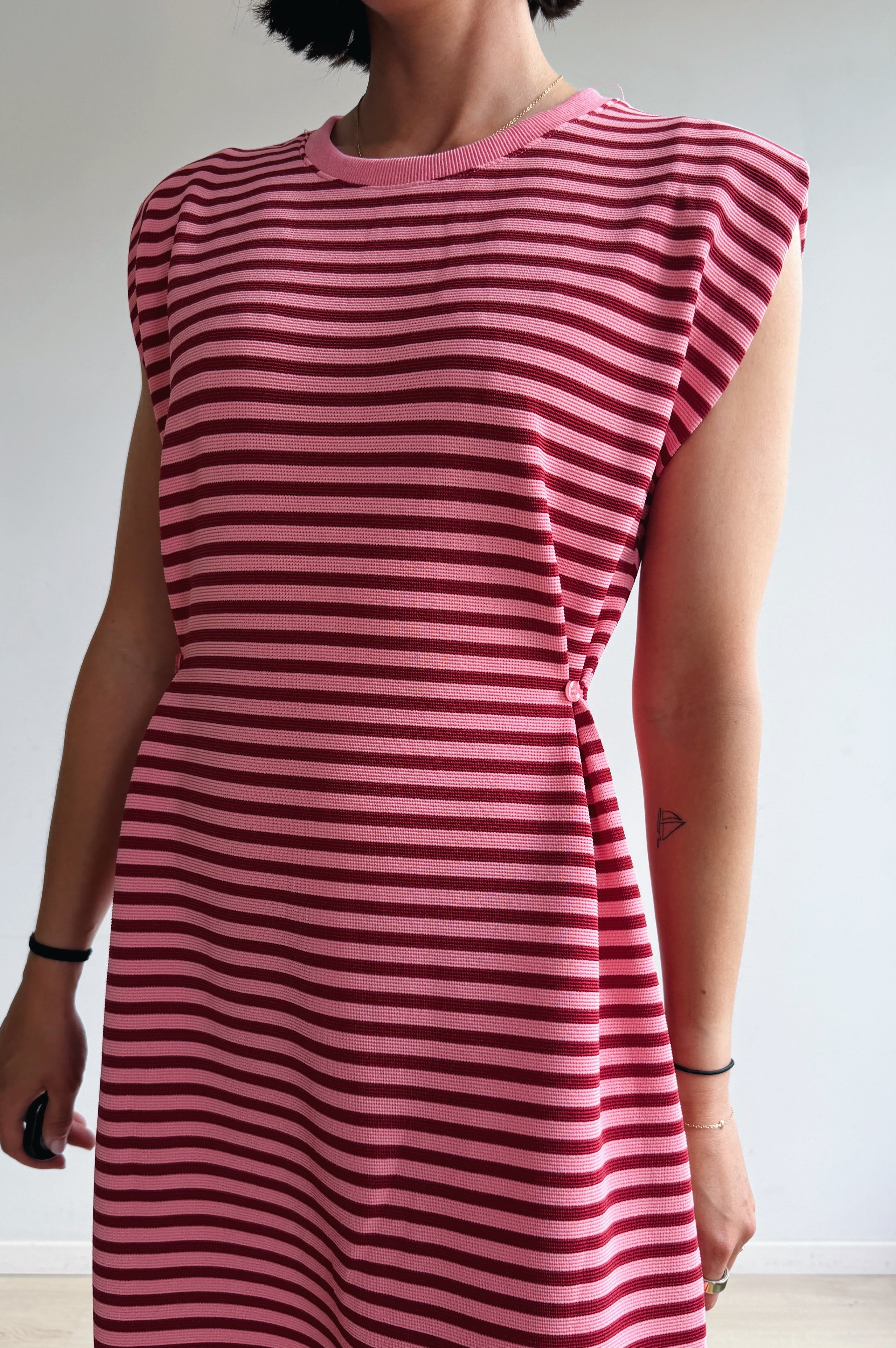 Marjolein jurk roze rood