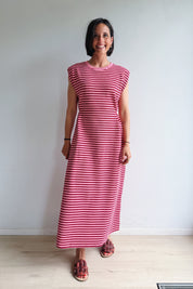 Marjolein jurk roze rood