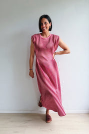 Marjolein jurk roze rood