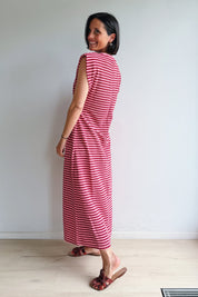 Marjolein jurk roze rood