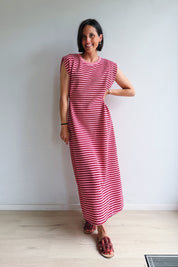 Marjolein jurk roze rood