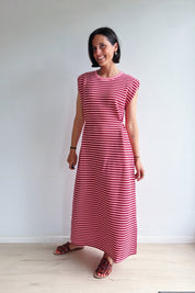 Marjolein jurk roze rood