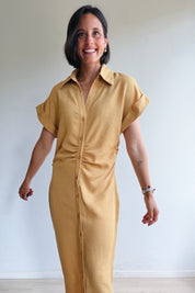 Robe Éloïse marron