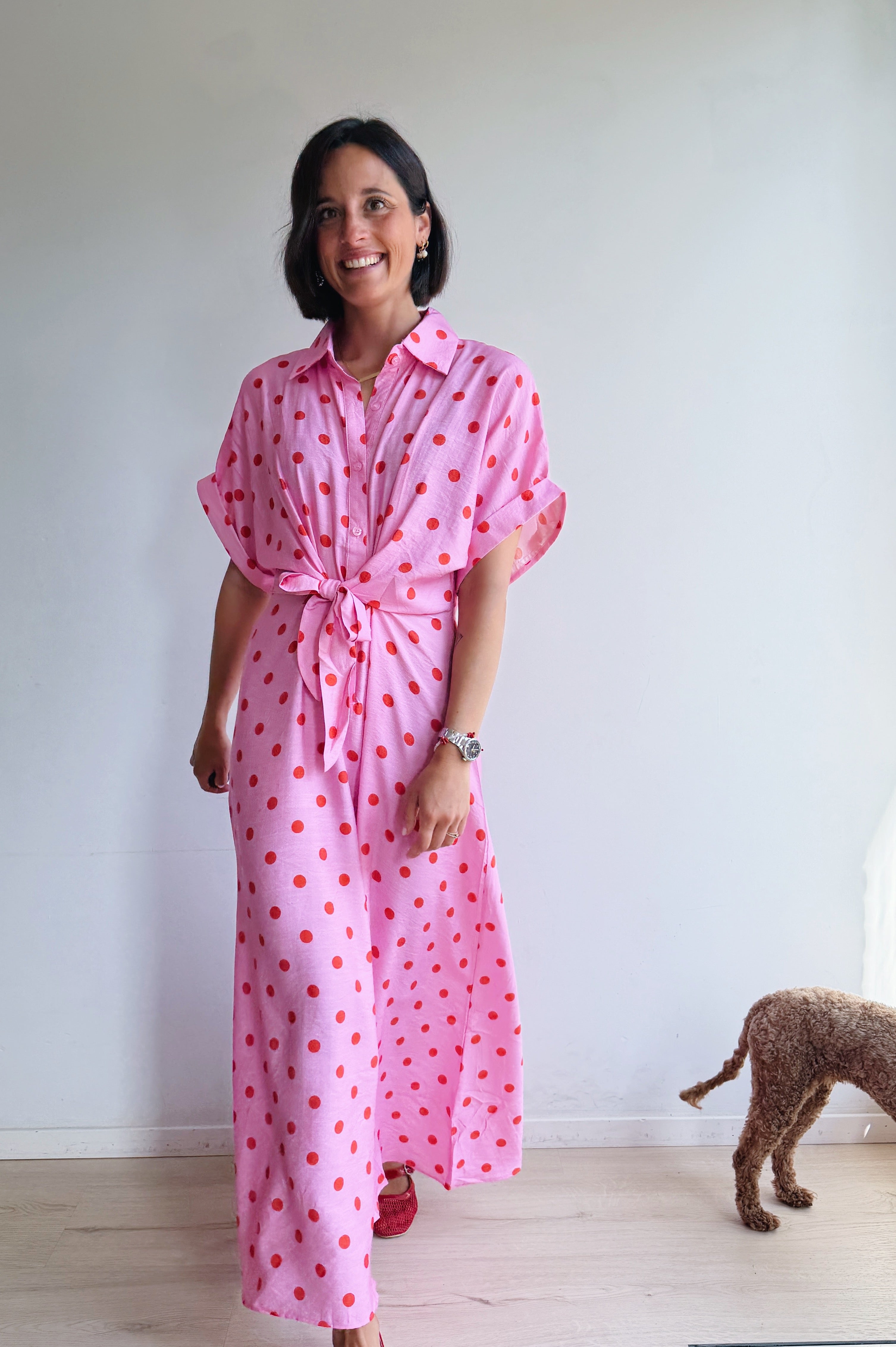 Poky jurk roze