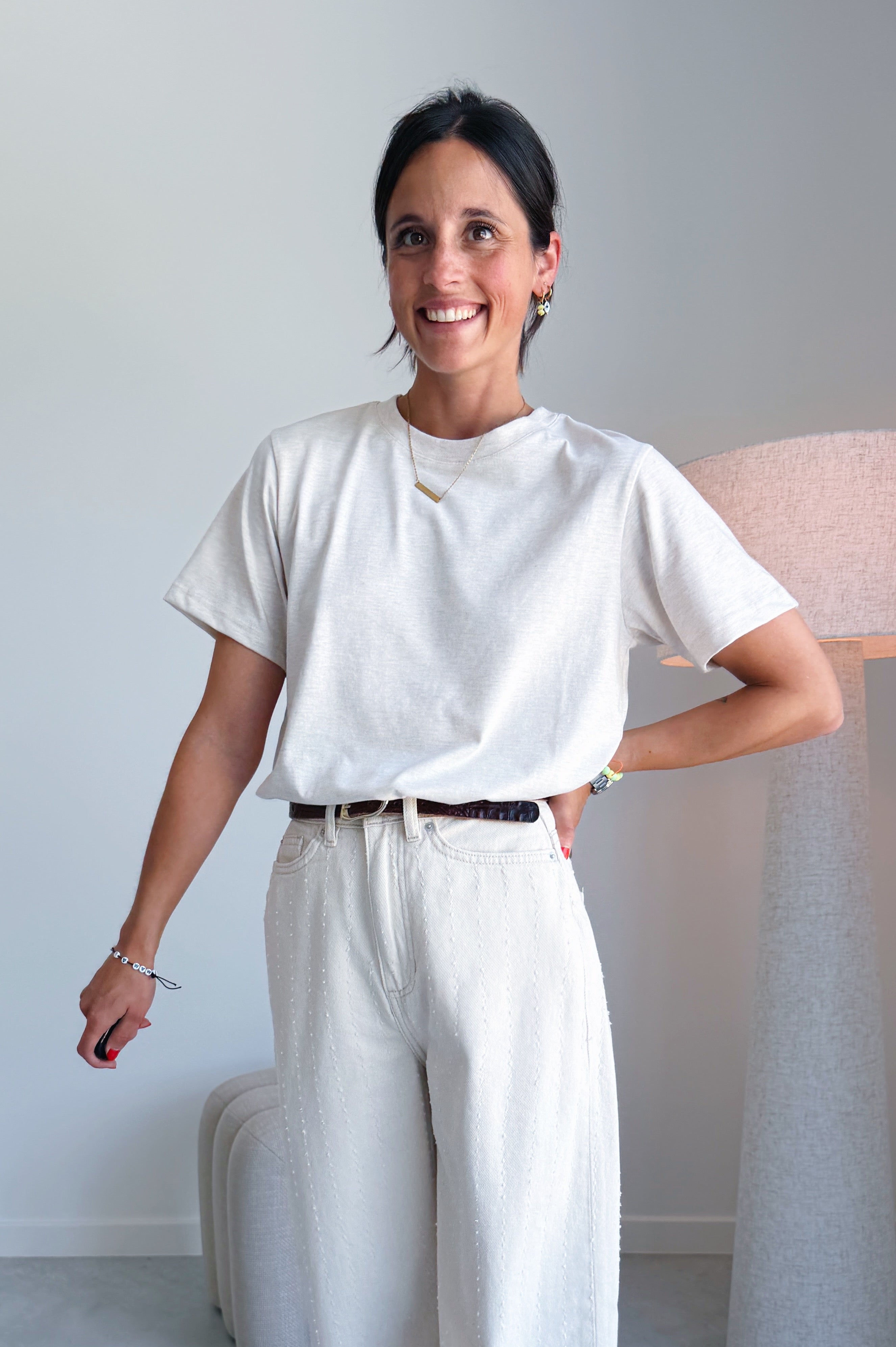 Palmer t-shirt beige