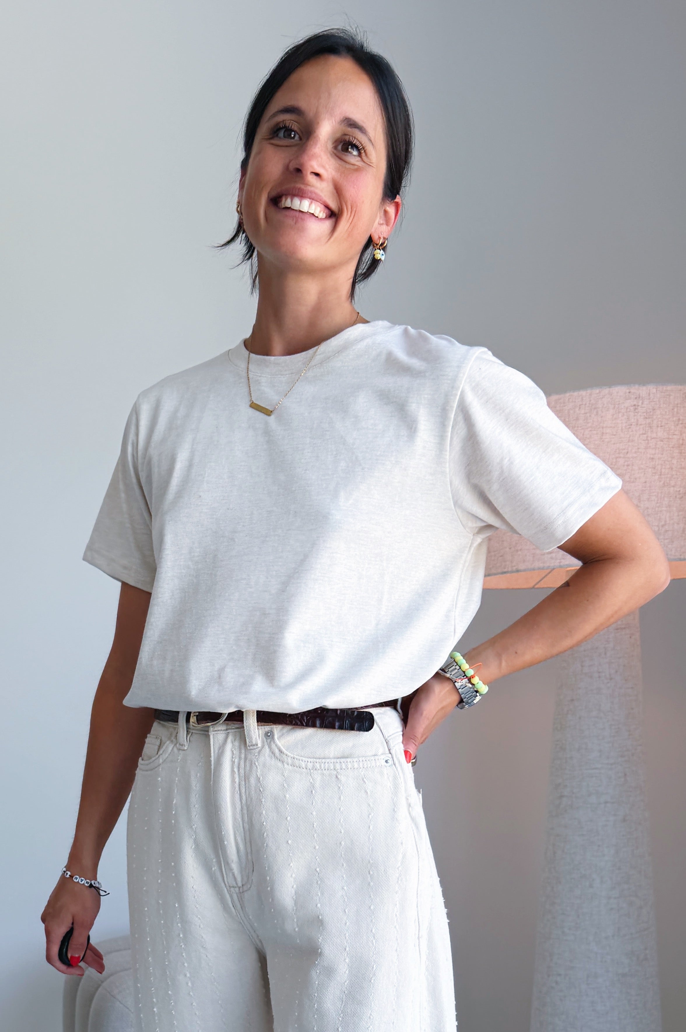 Palmer t-shirt beige