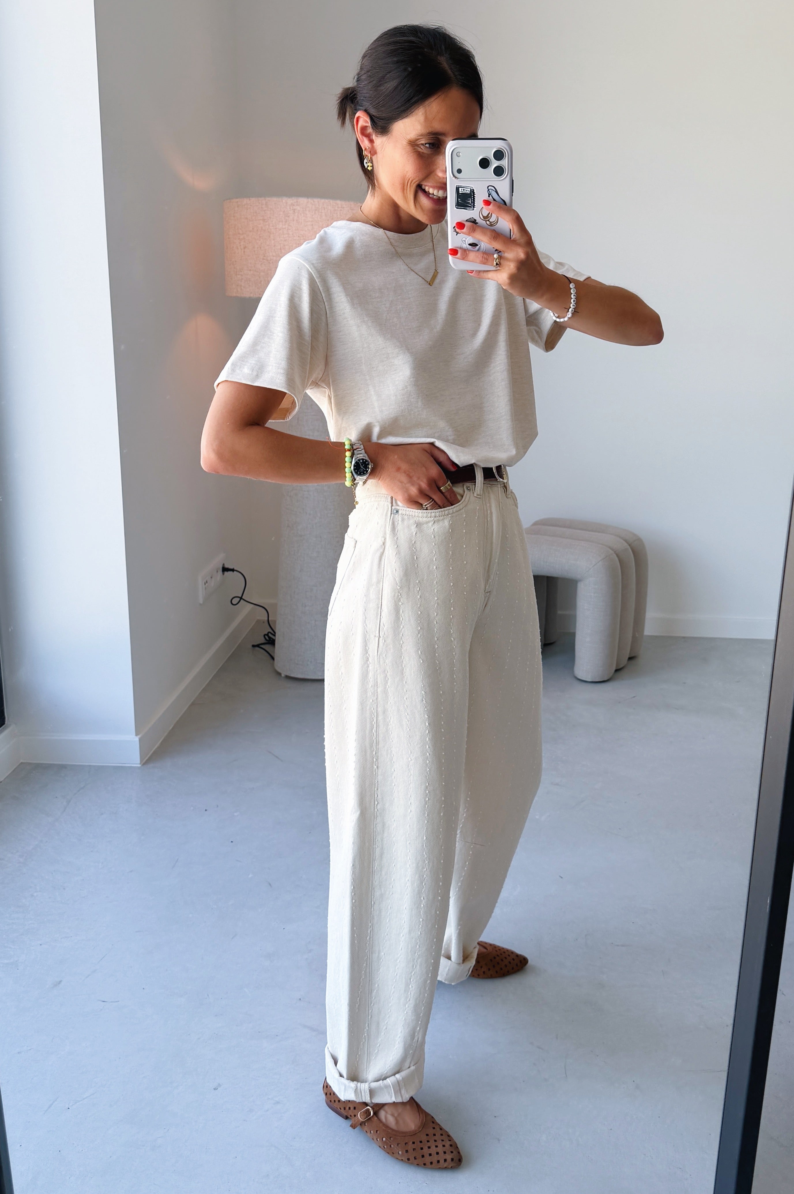 Palmer t-shirt beige