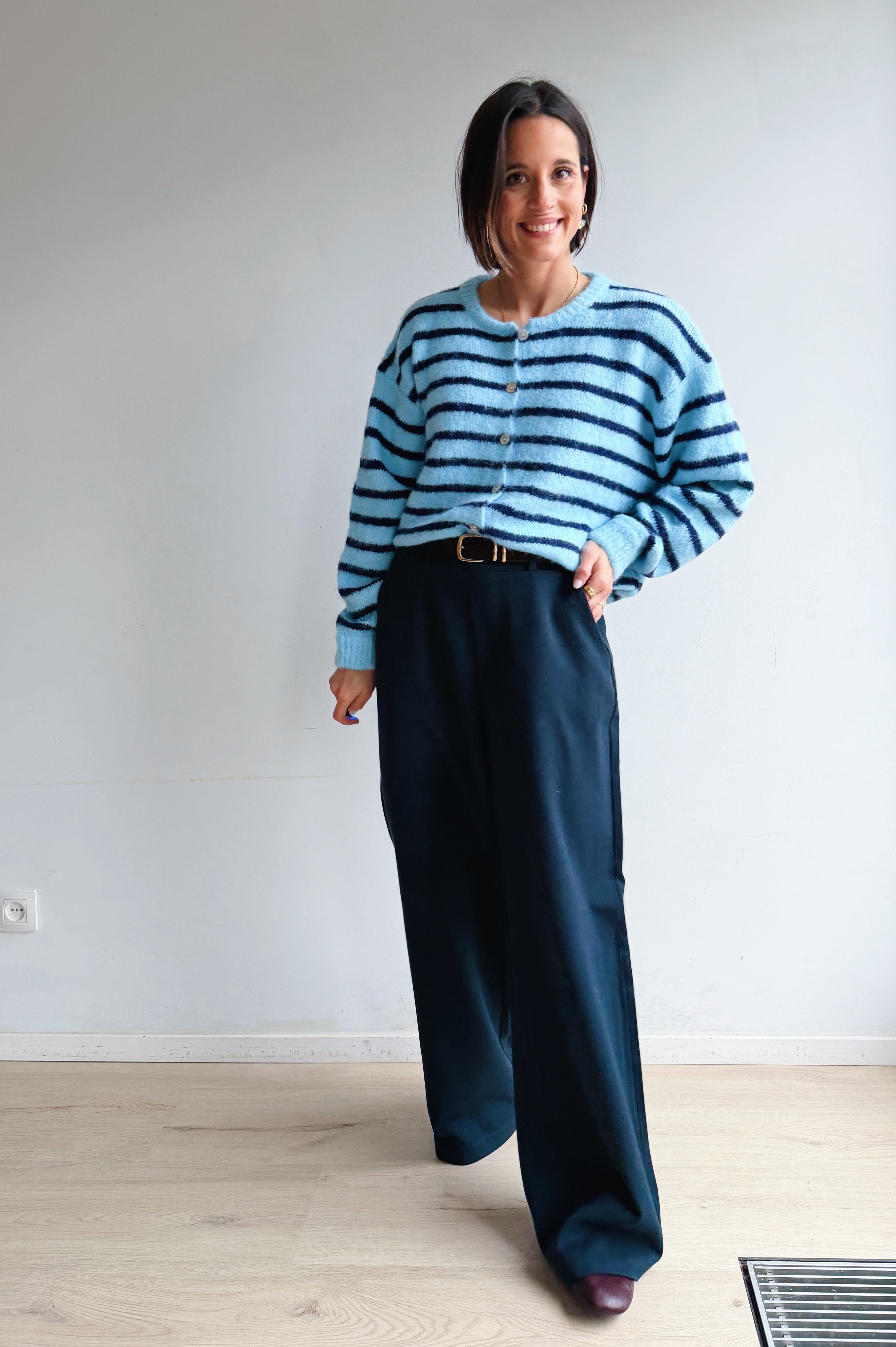 Vicky gilet blauw/marine