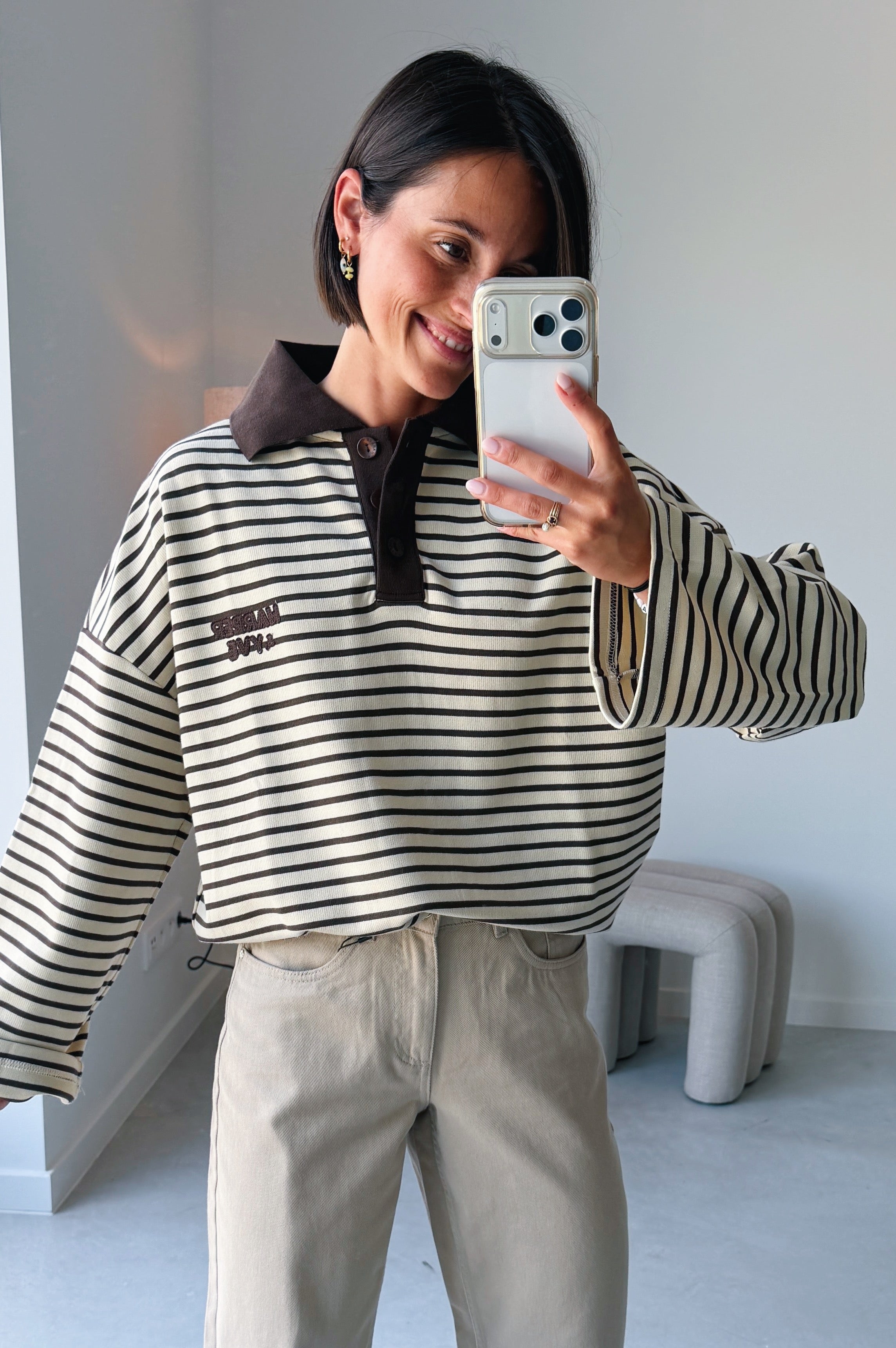 Pollie polo sweater