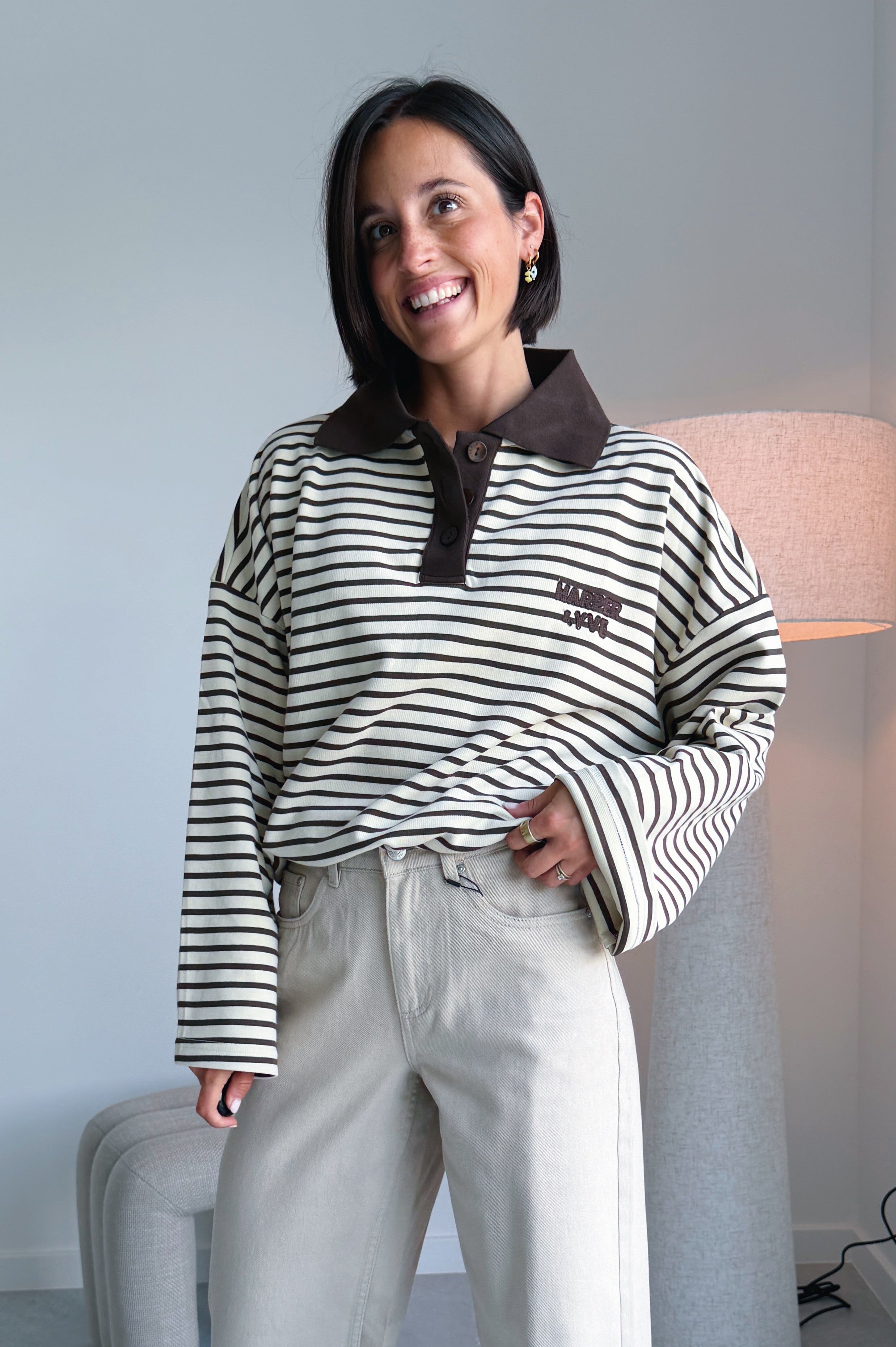 Pollie polo sweater