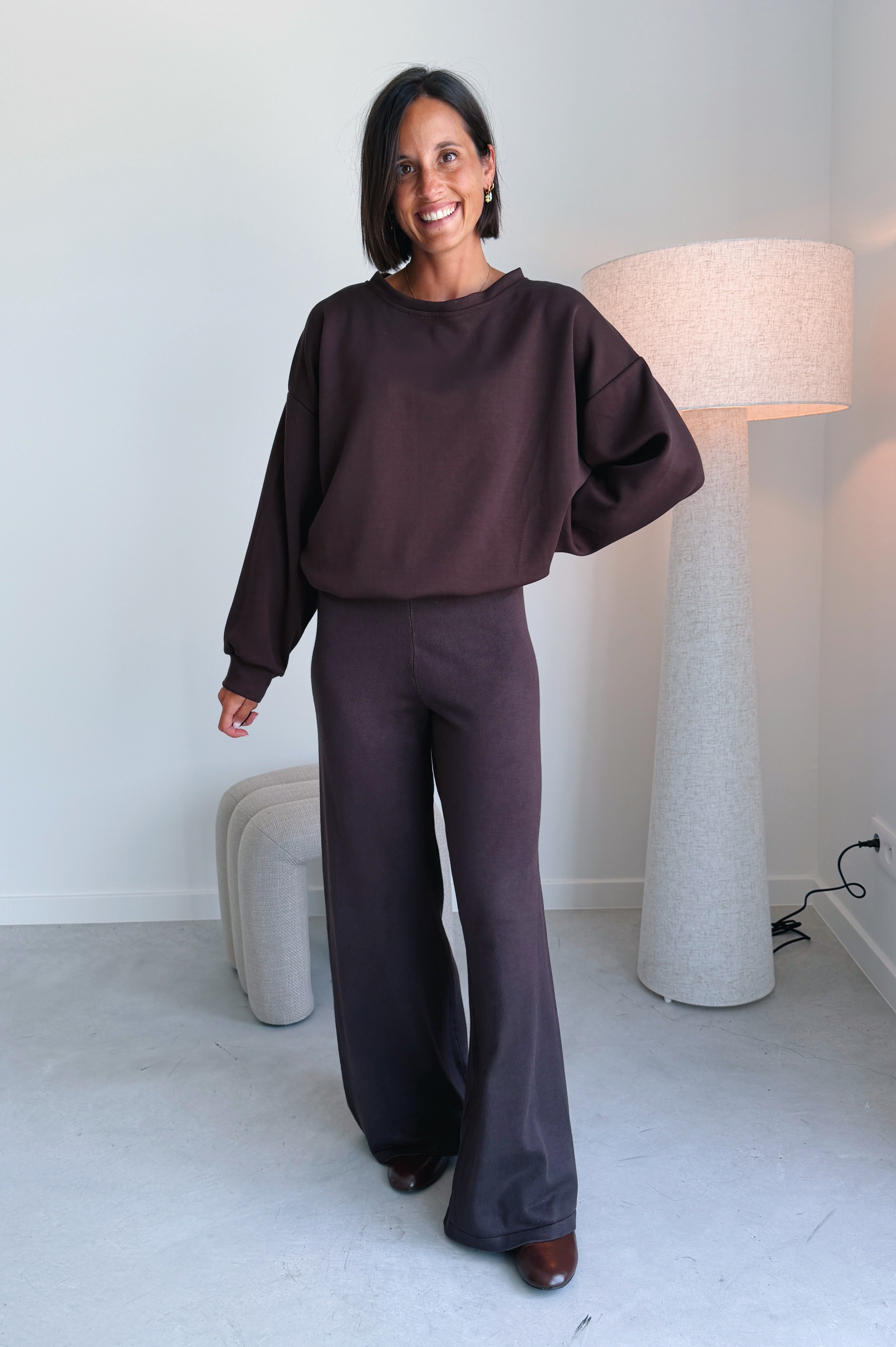 Chloe sweater chocolade