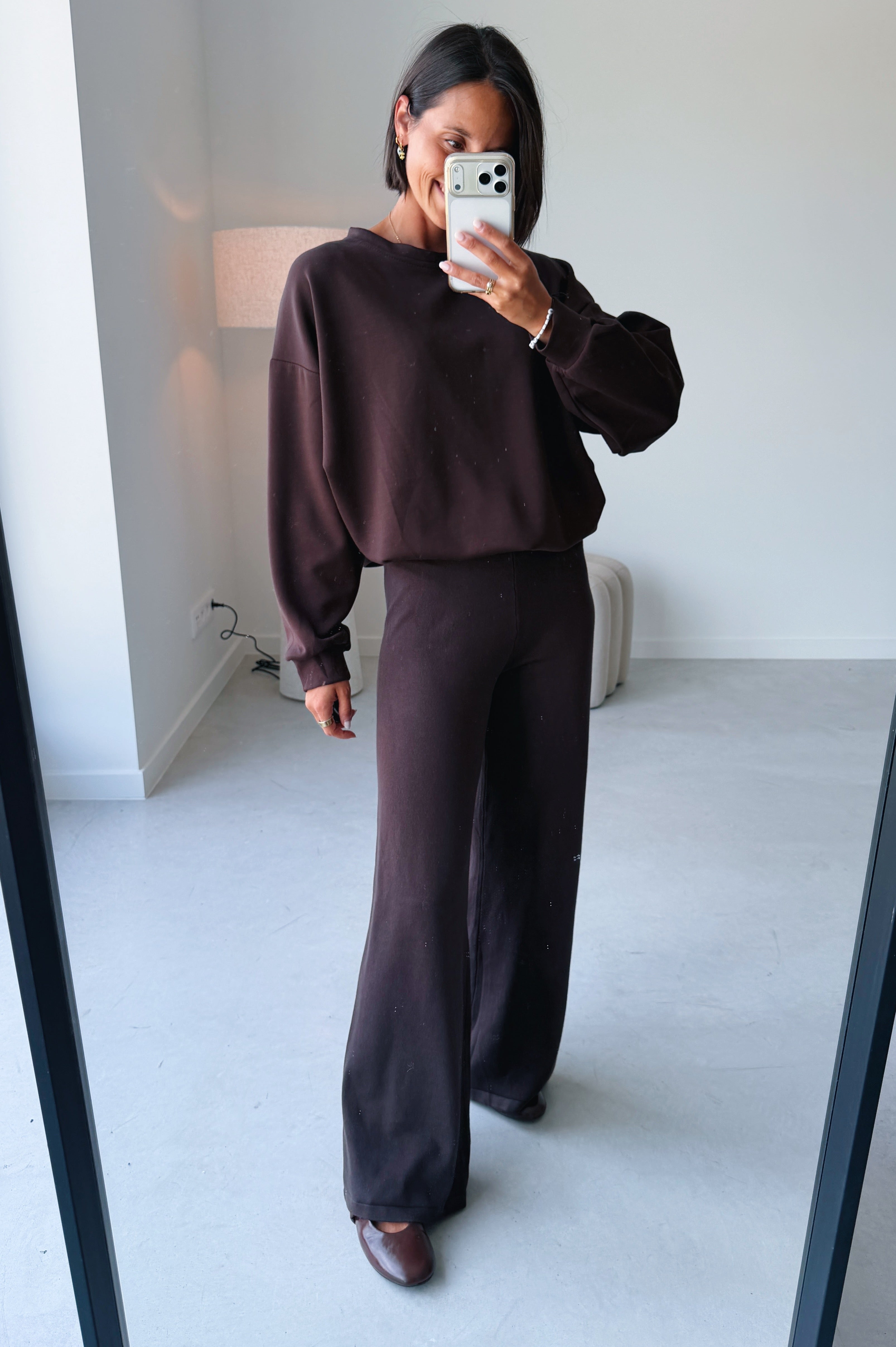Chloe sweater chocolade