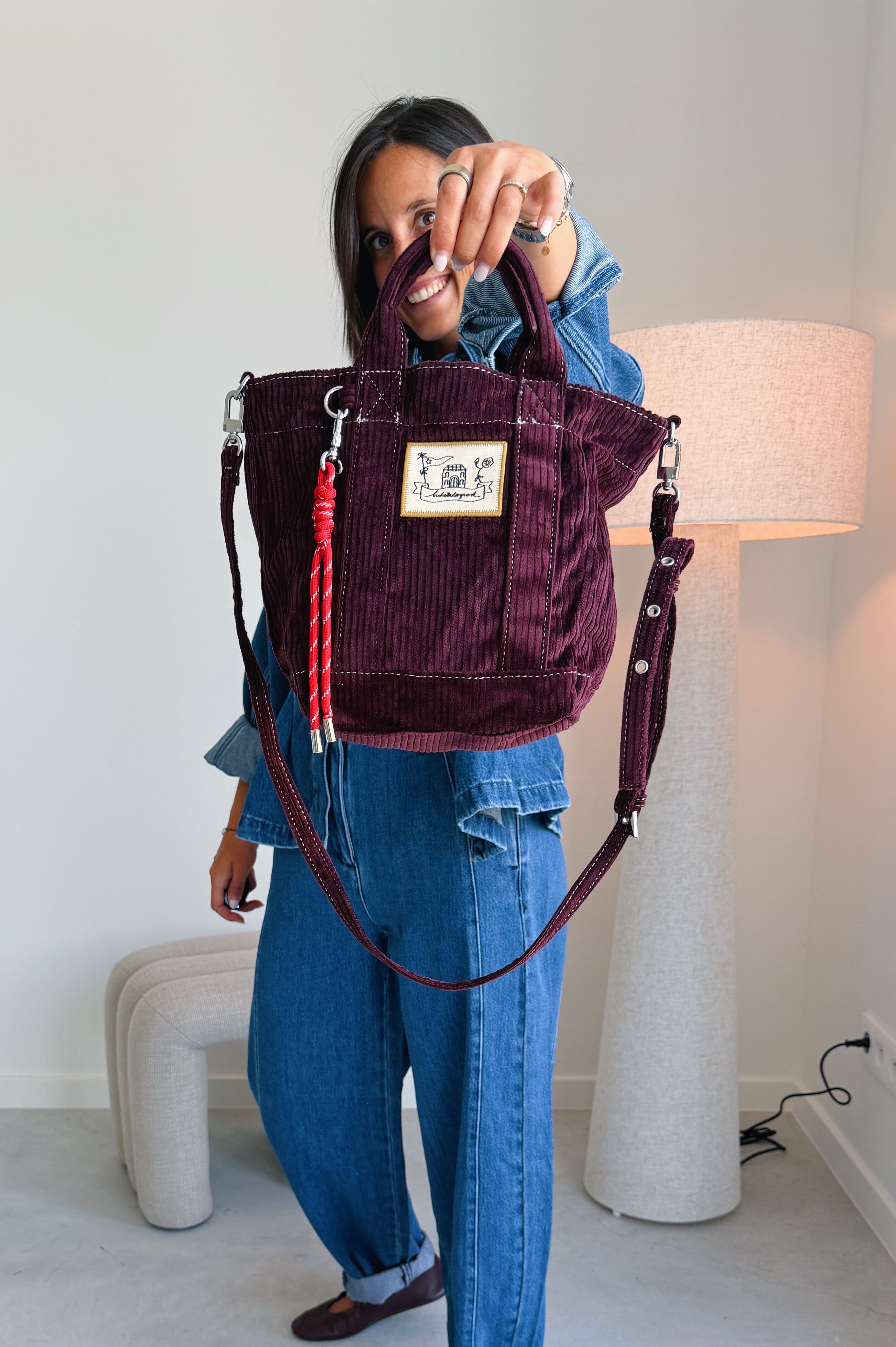 Gene handtas bordeaux