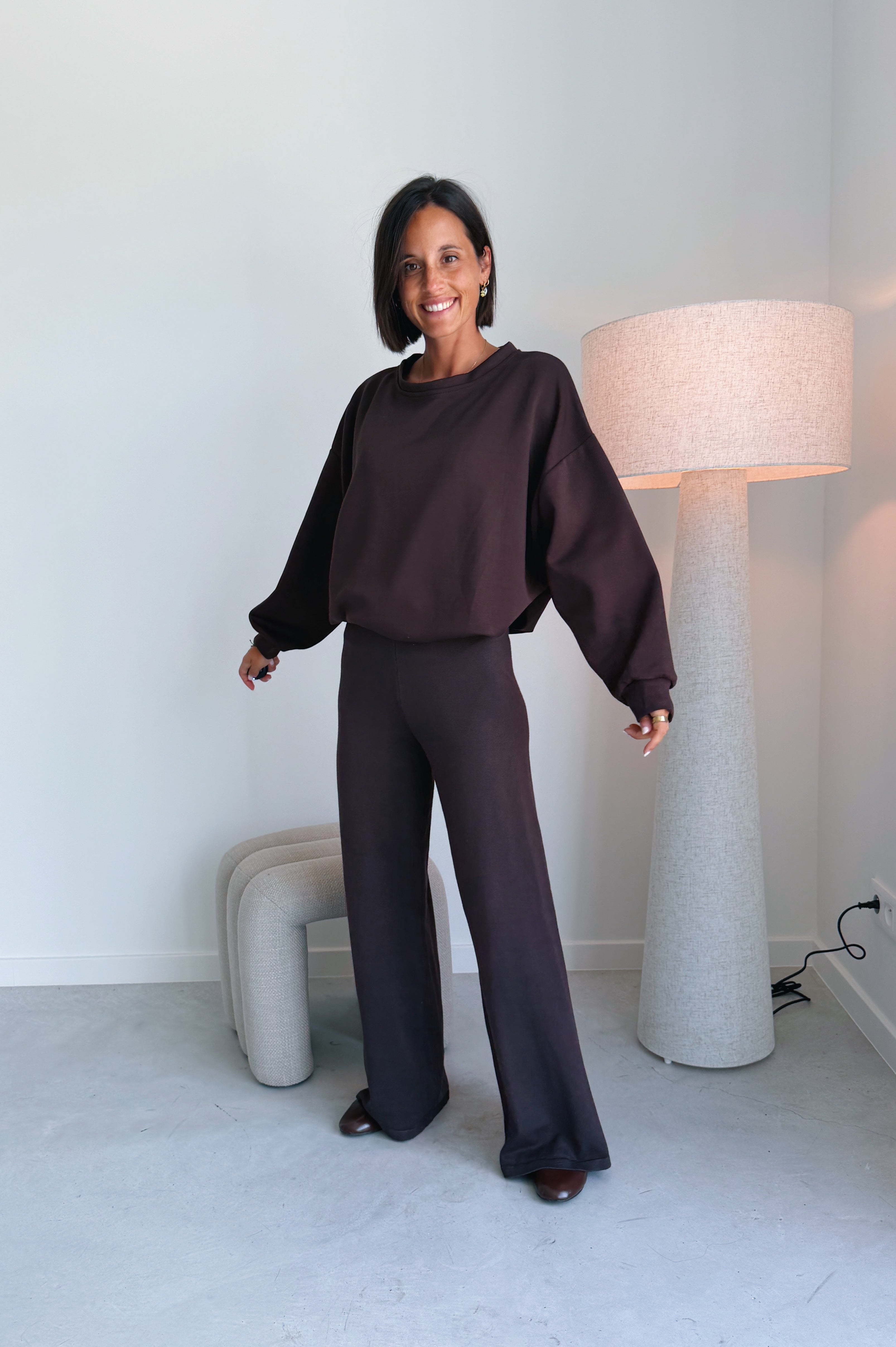 Chloe sweater chocolade