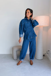 Thruster barrel jeans