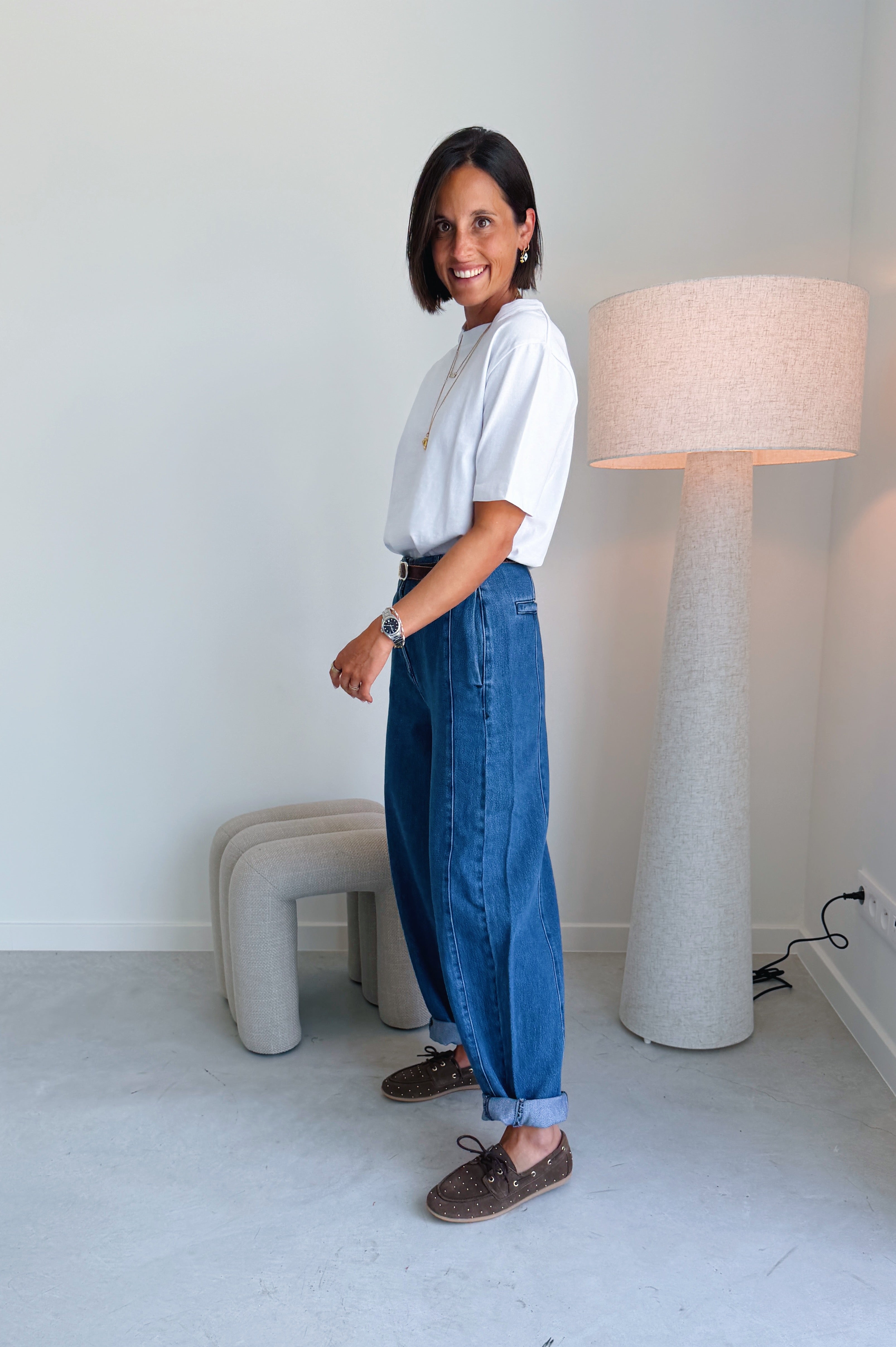 Thruster barrel jeans