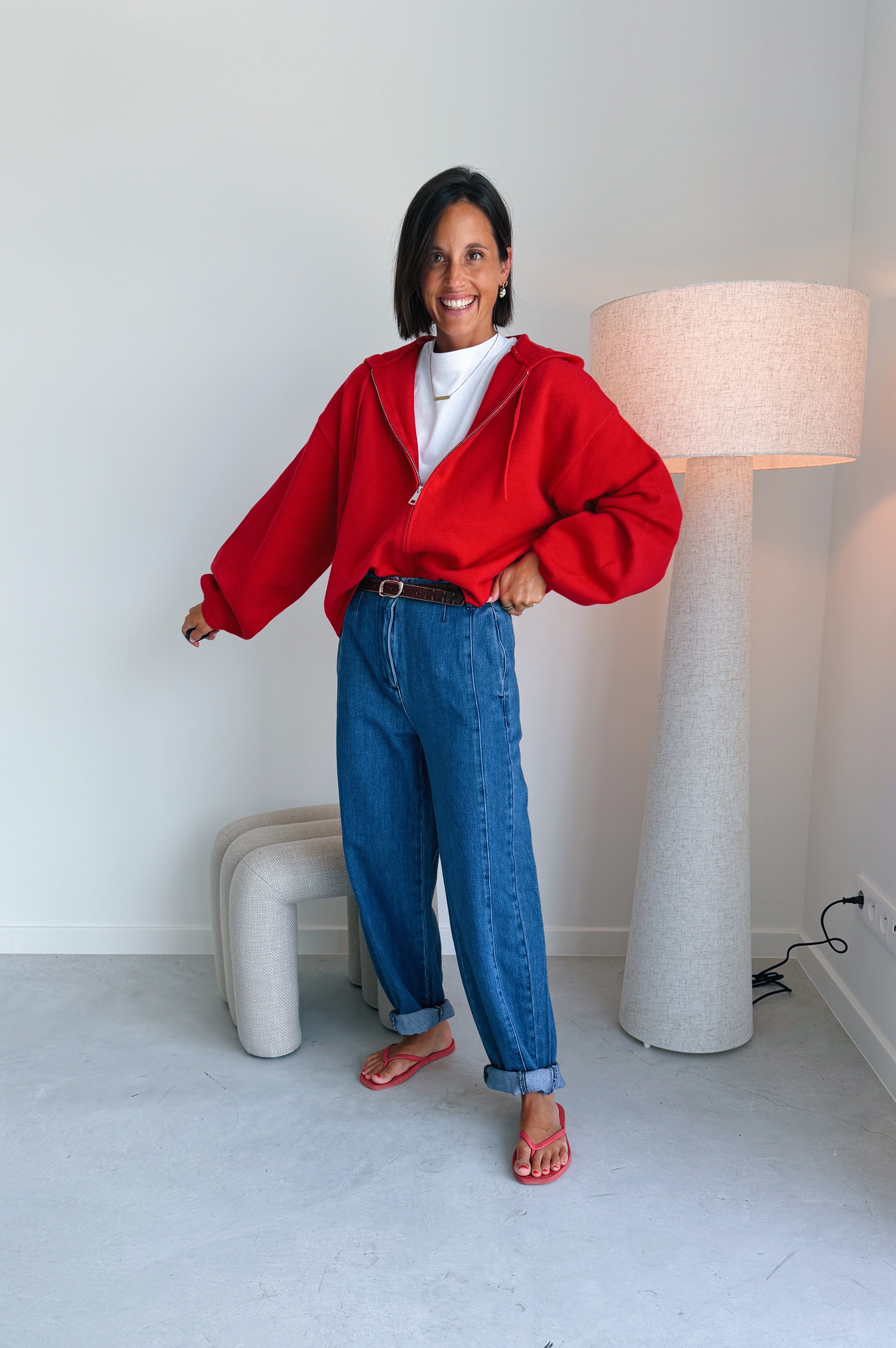 Thruster barrel jeans