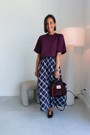 Gene handtas bordeaux