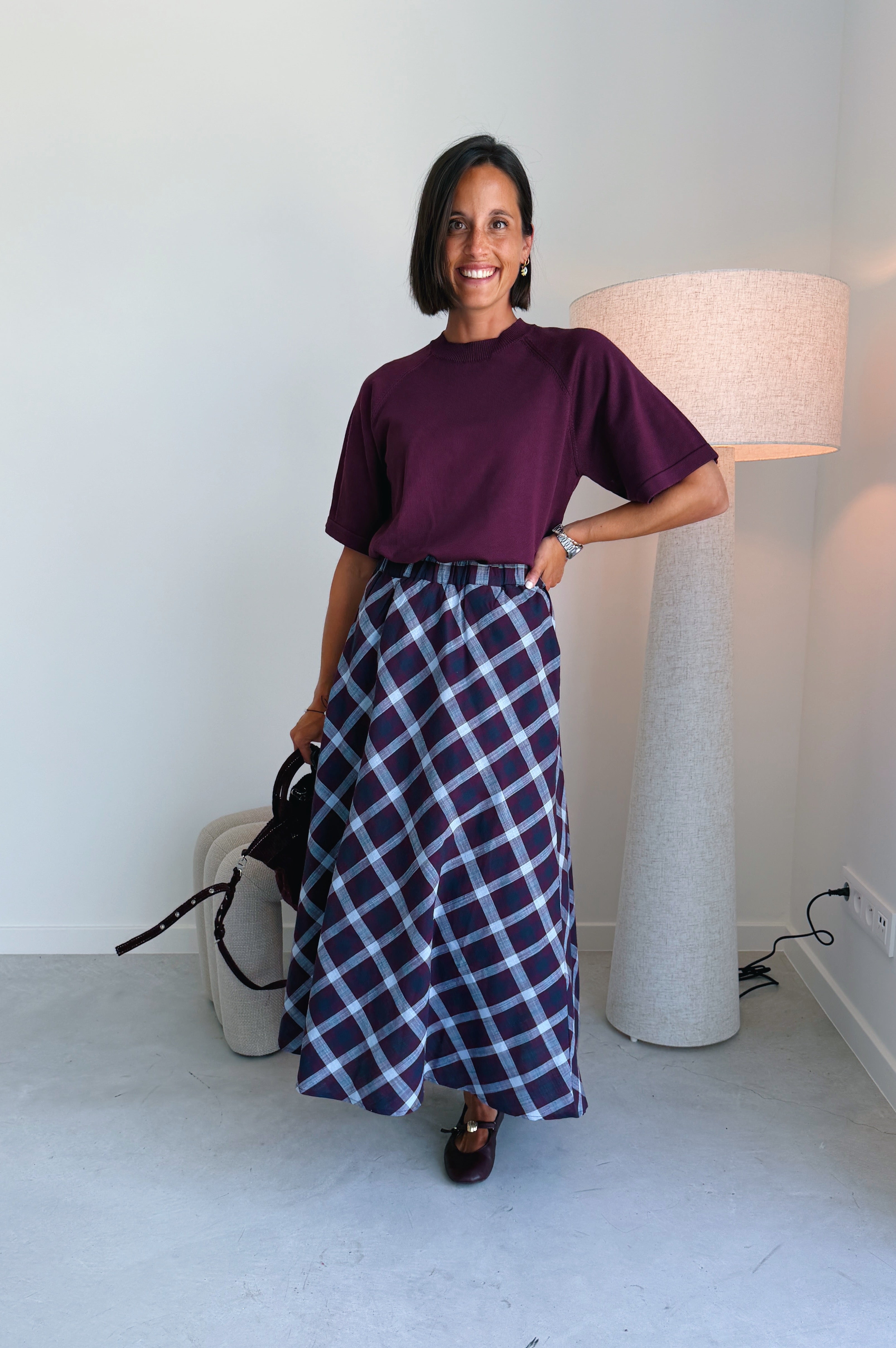 Morla t-shirt bordeaux