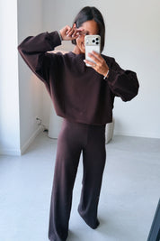 Chloe sweater chocolade