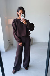 Chloe sweater chocolade