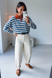 Robin polo blauw