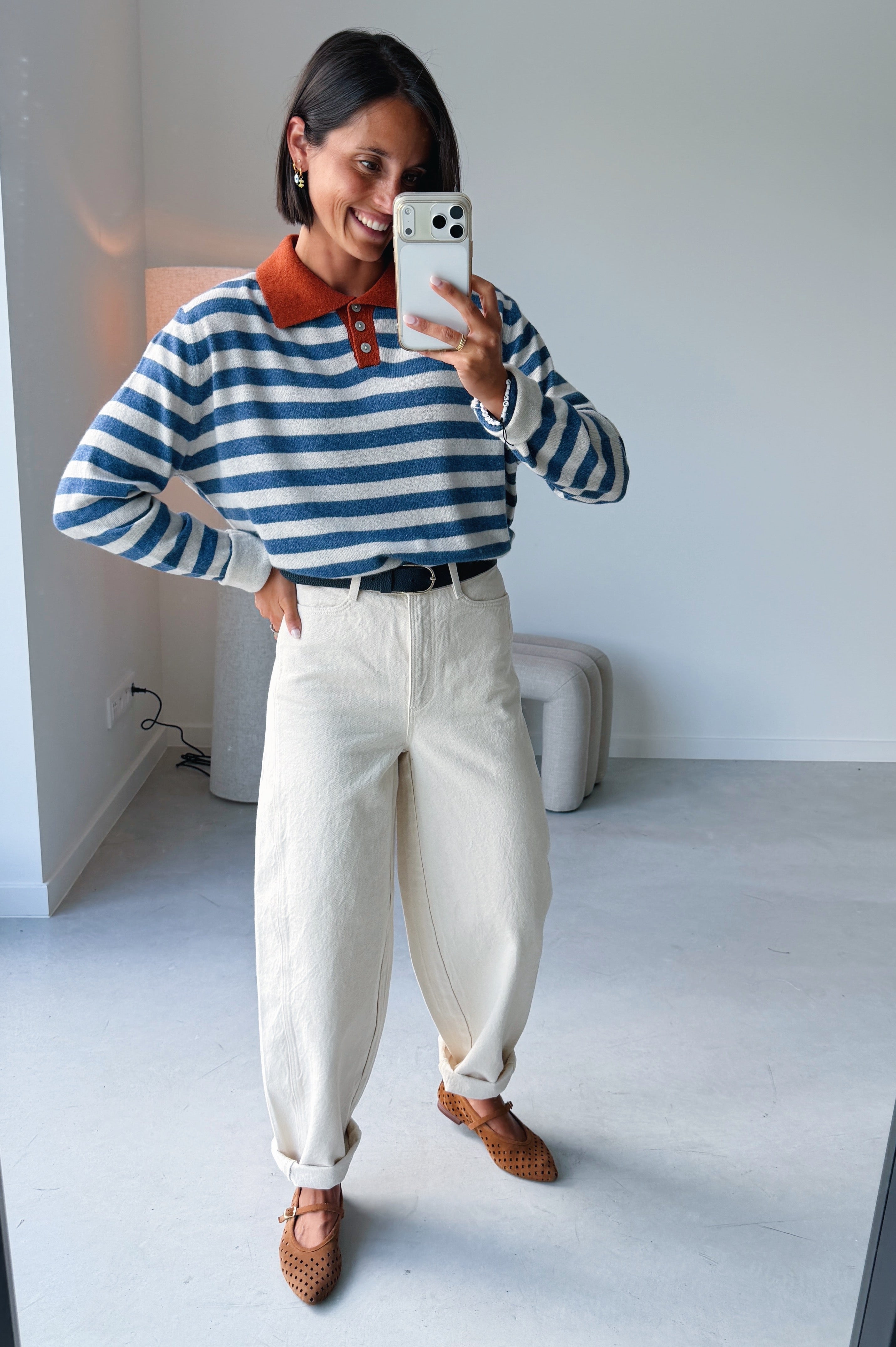 Robin polo blauw