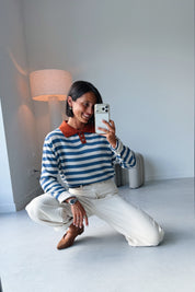 Robin polo blauw