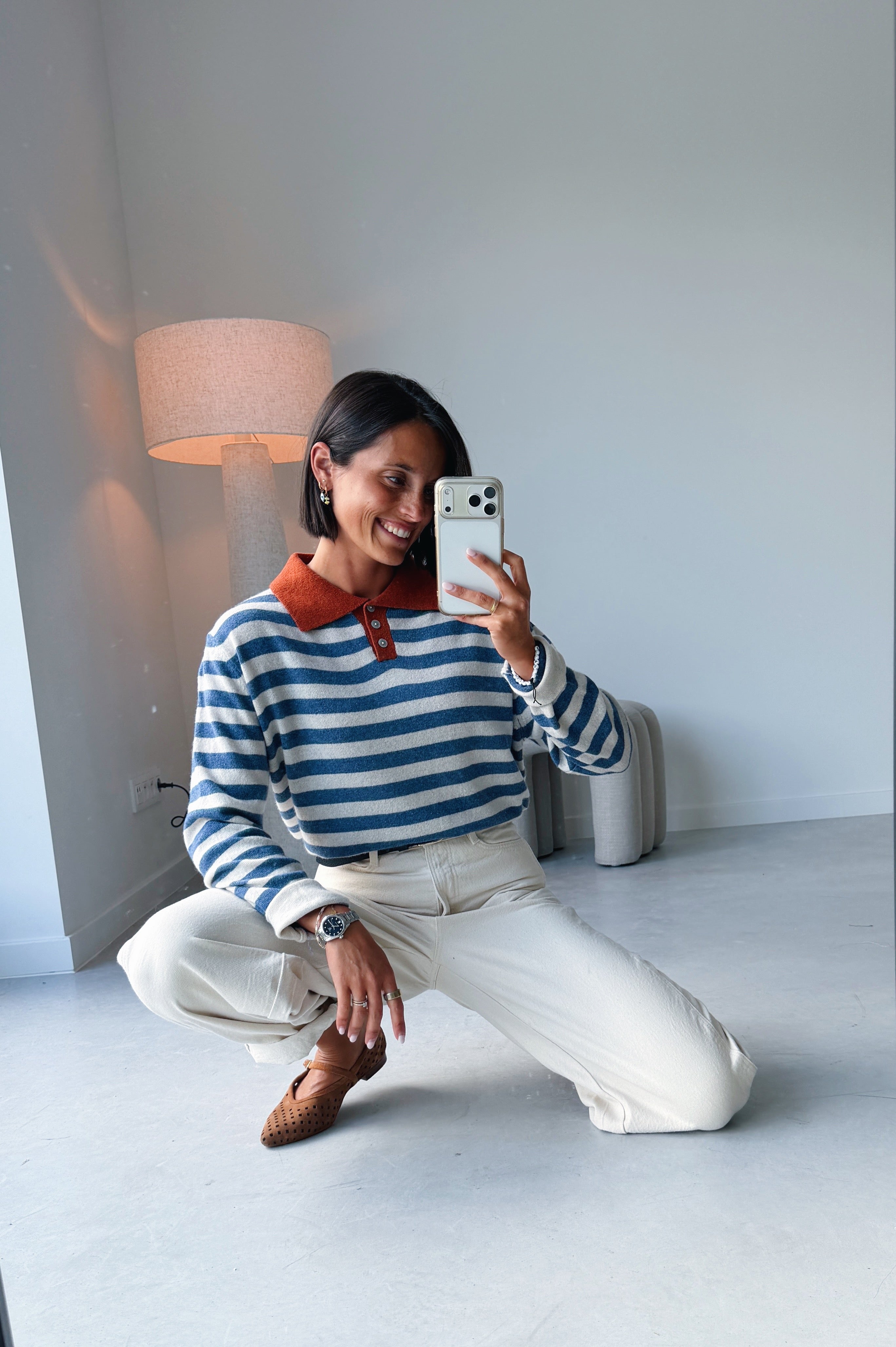 Robin polo blauw