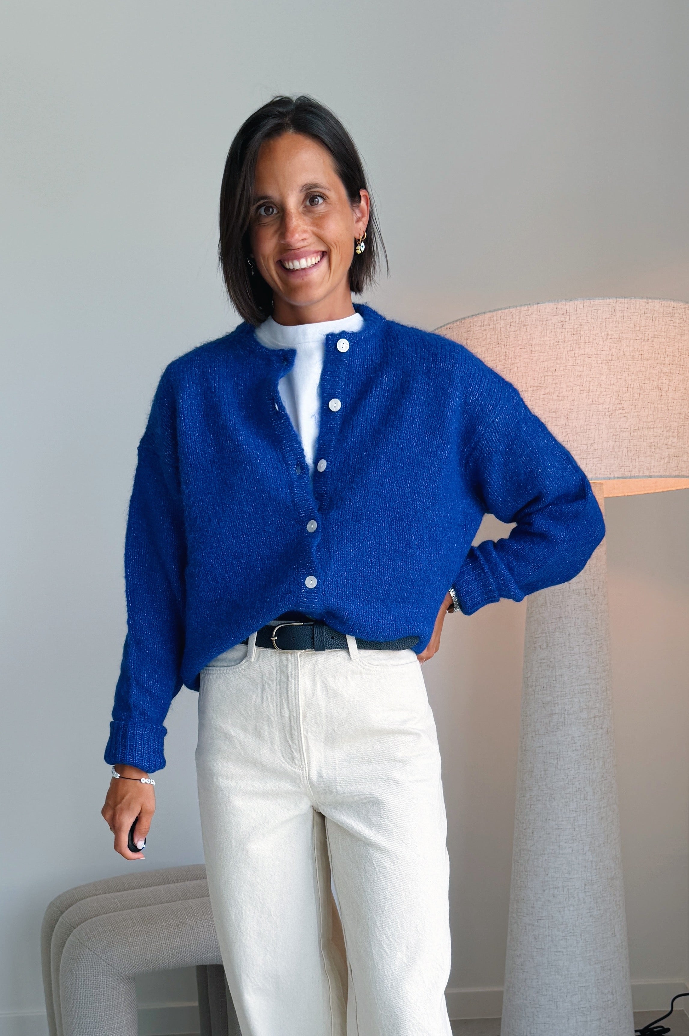 Belablue gilet koningsblauw