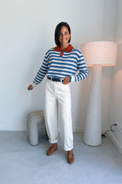 Robin polo blauw