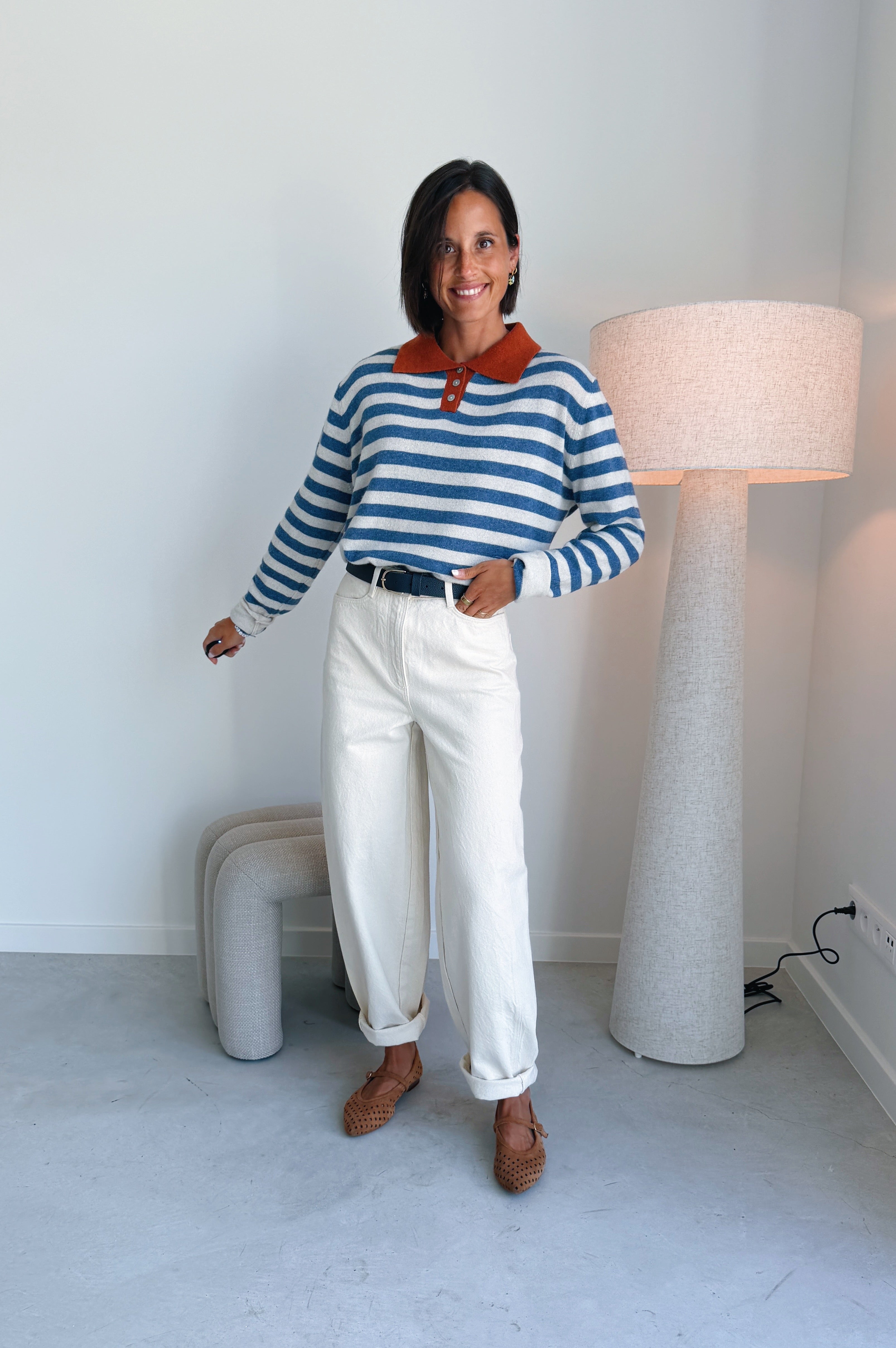 Robin polo blauw